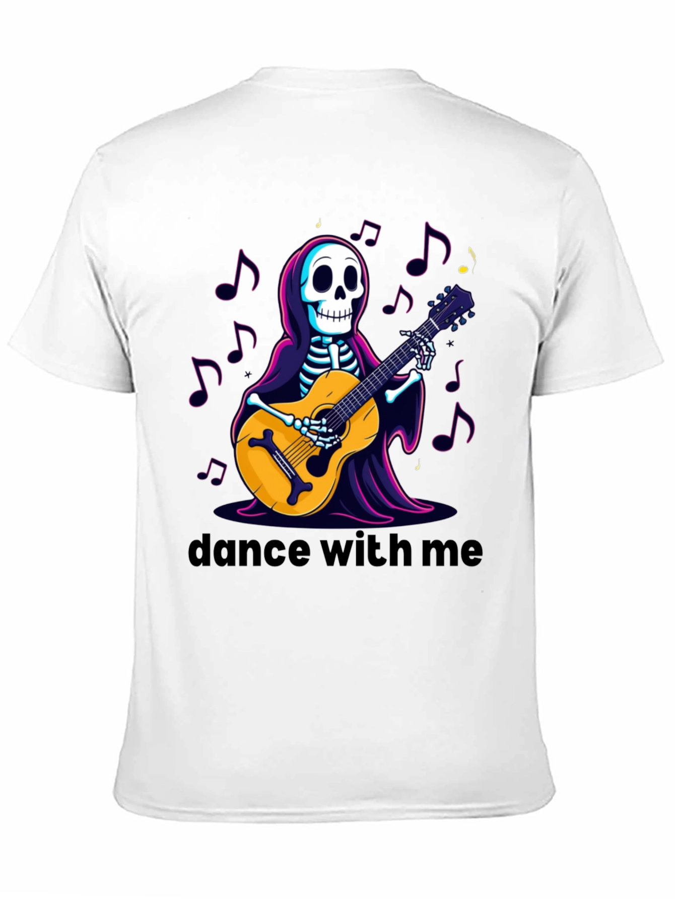 Skeleton Guitarist Graphic Tee