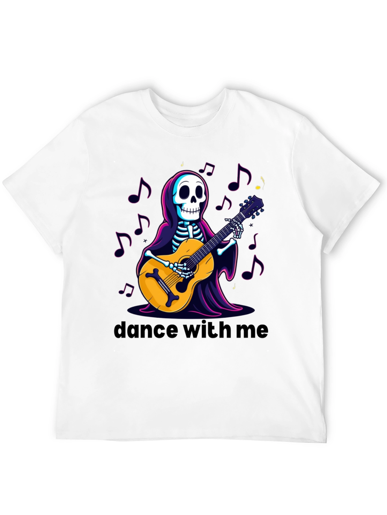 Skeleton Guitarist Graphic Tee
