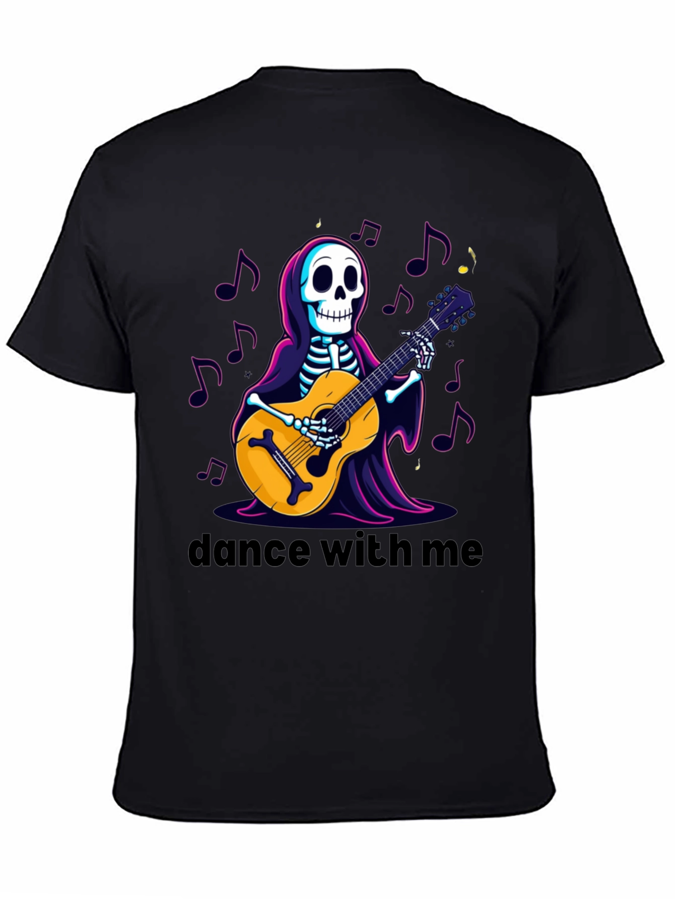 Skeleton Guitarist Graphic Tee