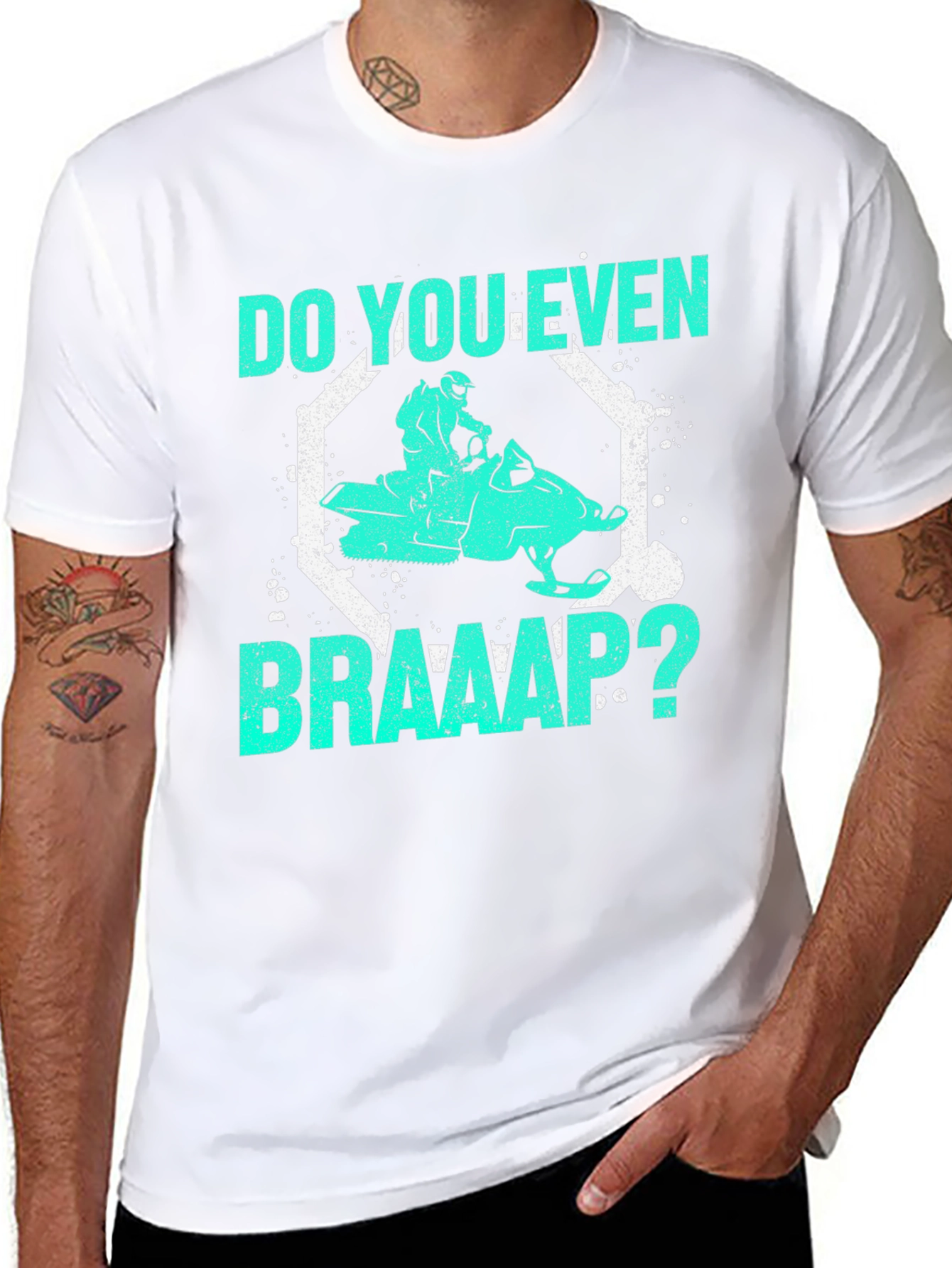 Do You Even Braaap? Mens Black Graphic Tee