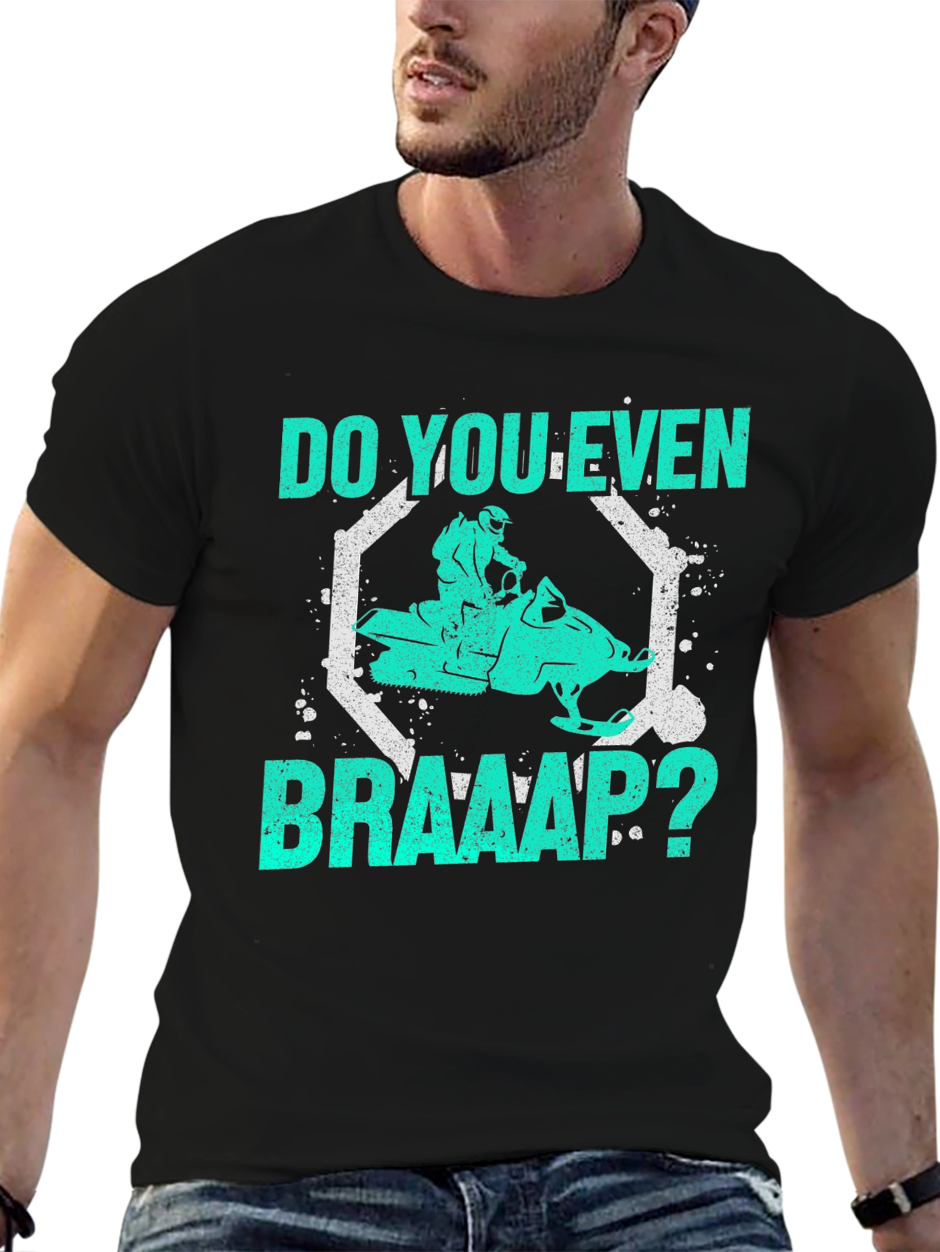 Do You Even Braaap? Mens Black Graphic Tee