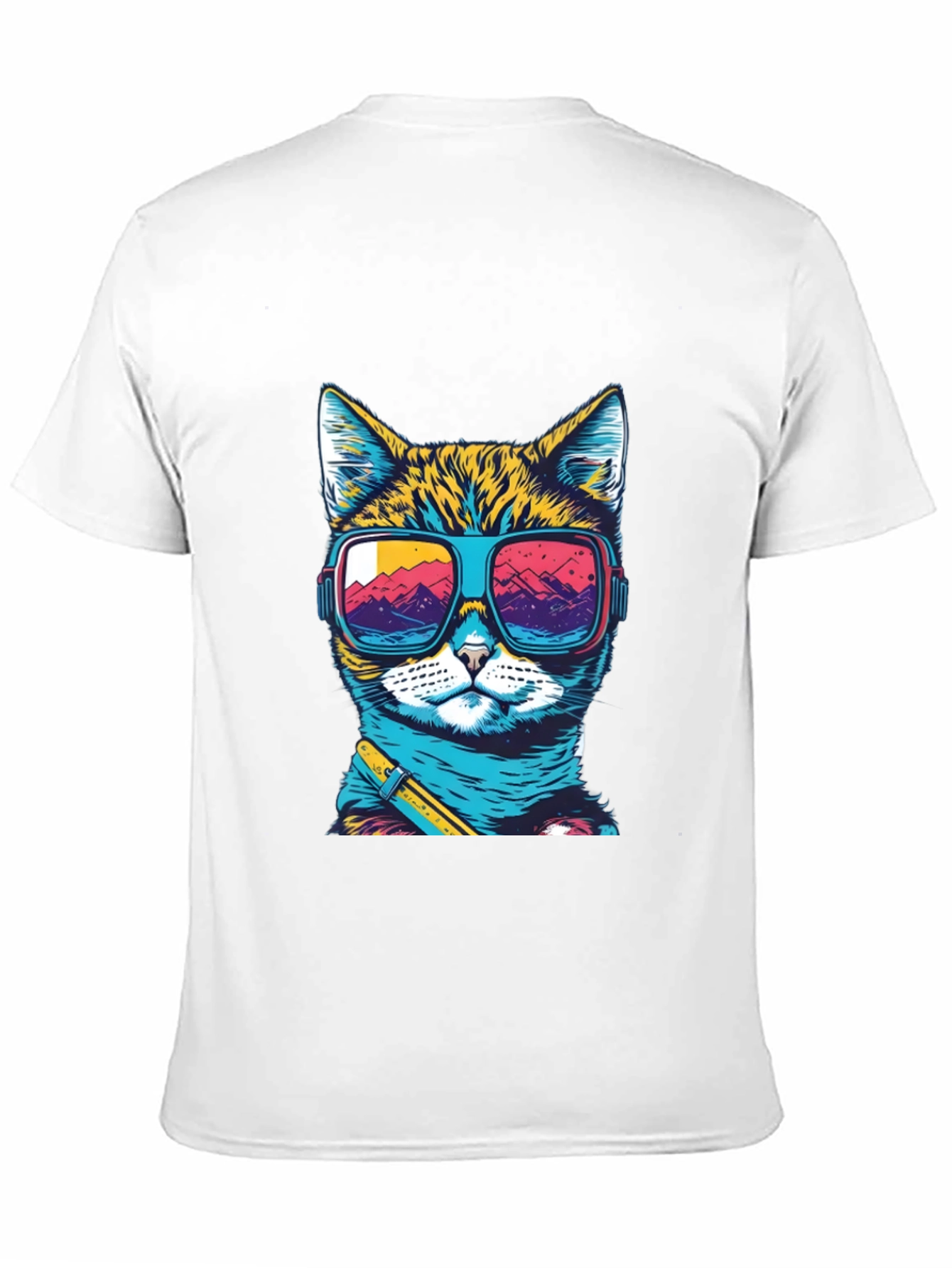 Cool Cat T-Shirt: Retro Sunglasses Graphic Tee