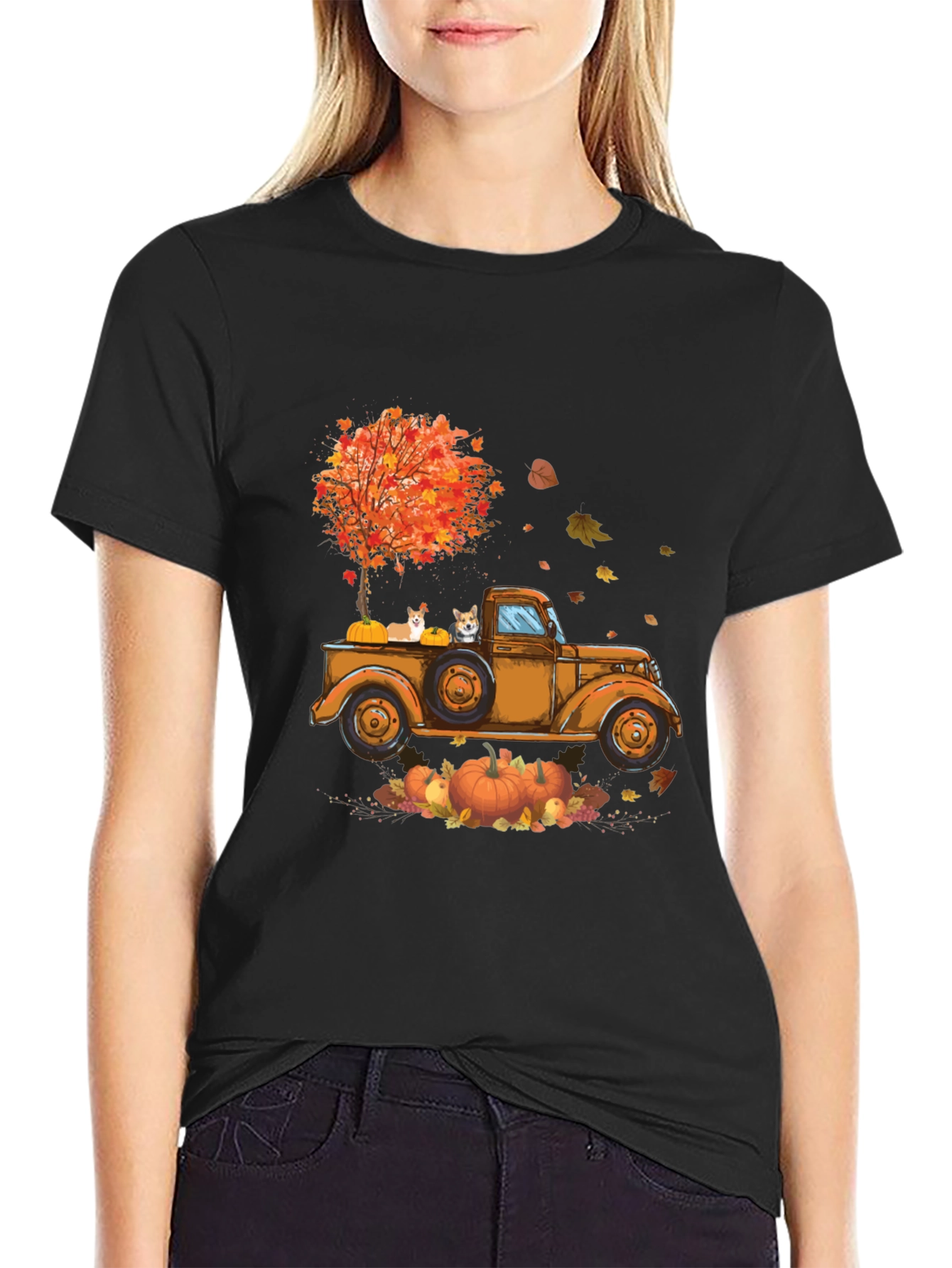 Fall Harvest Truck T-Shirt