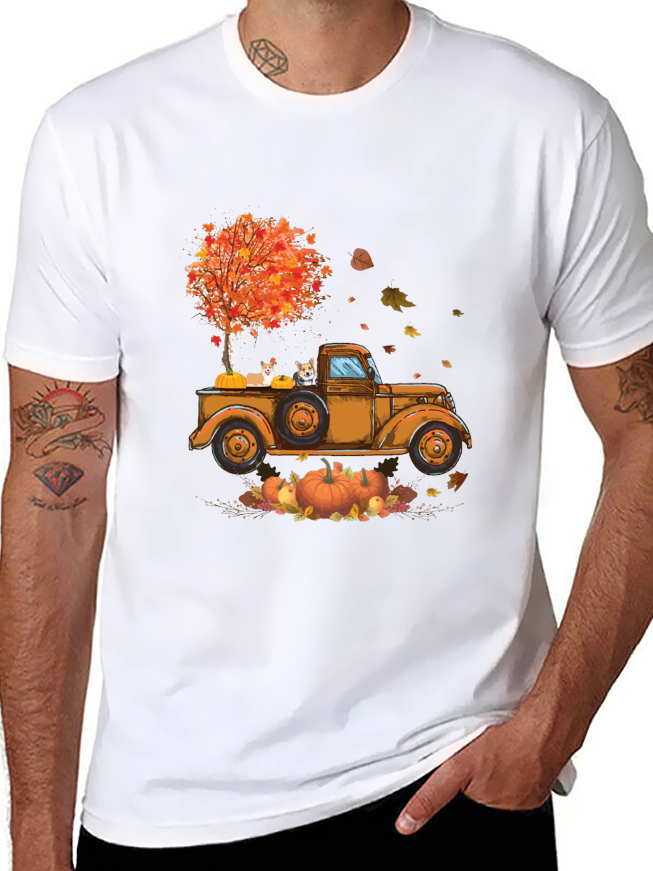Fall Harvest Truck T-Shirt