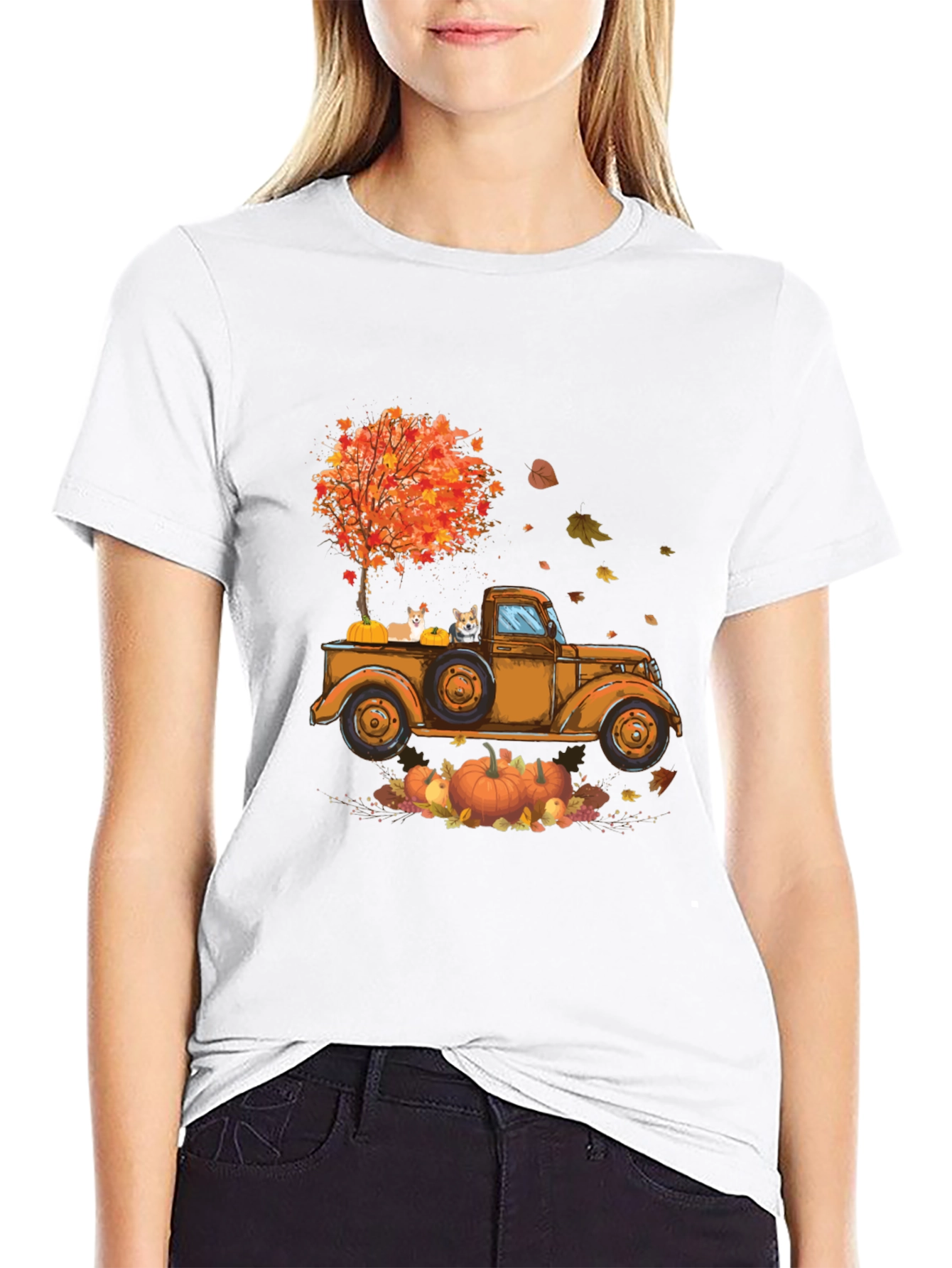 Fall Harvest Truck T-Shirt