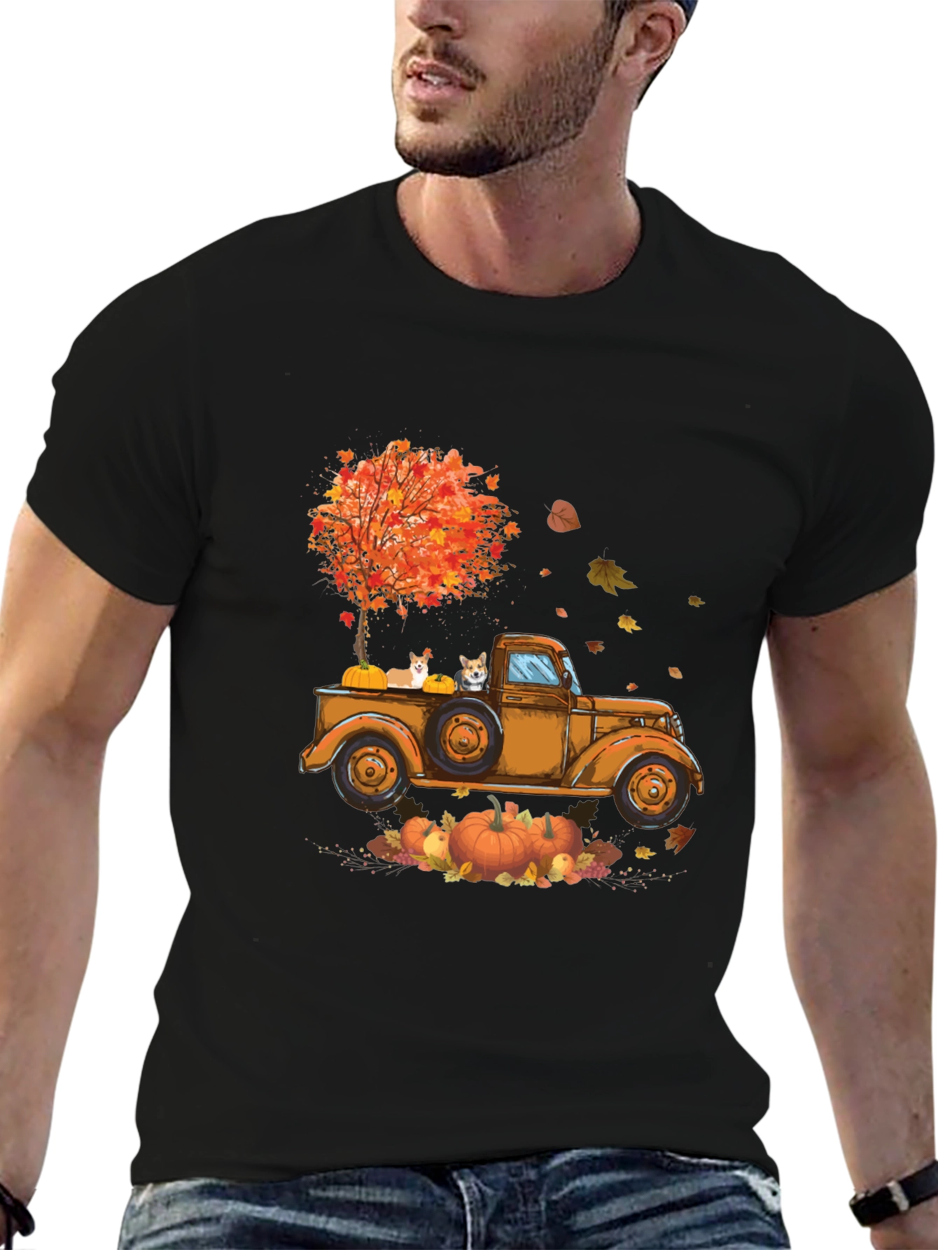Fall Harvest Truck T-Shirt