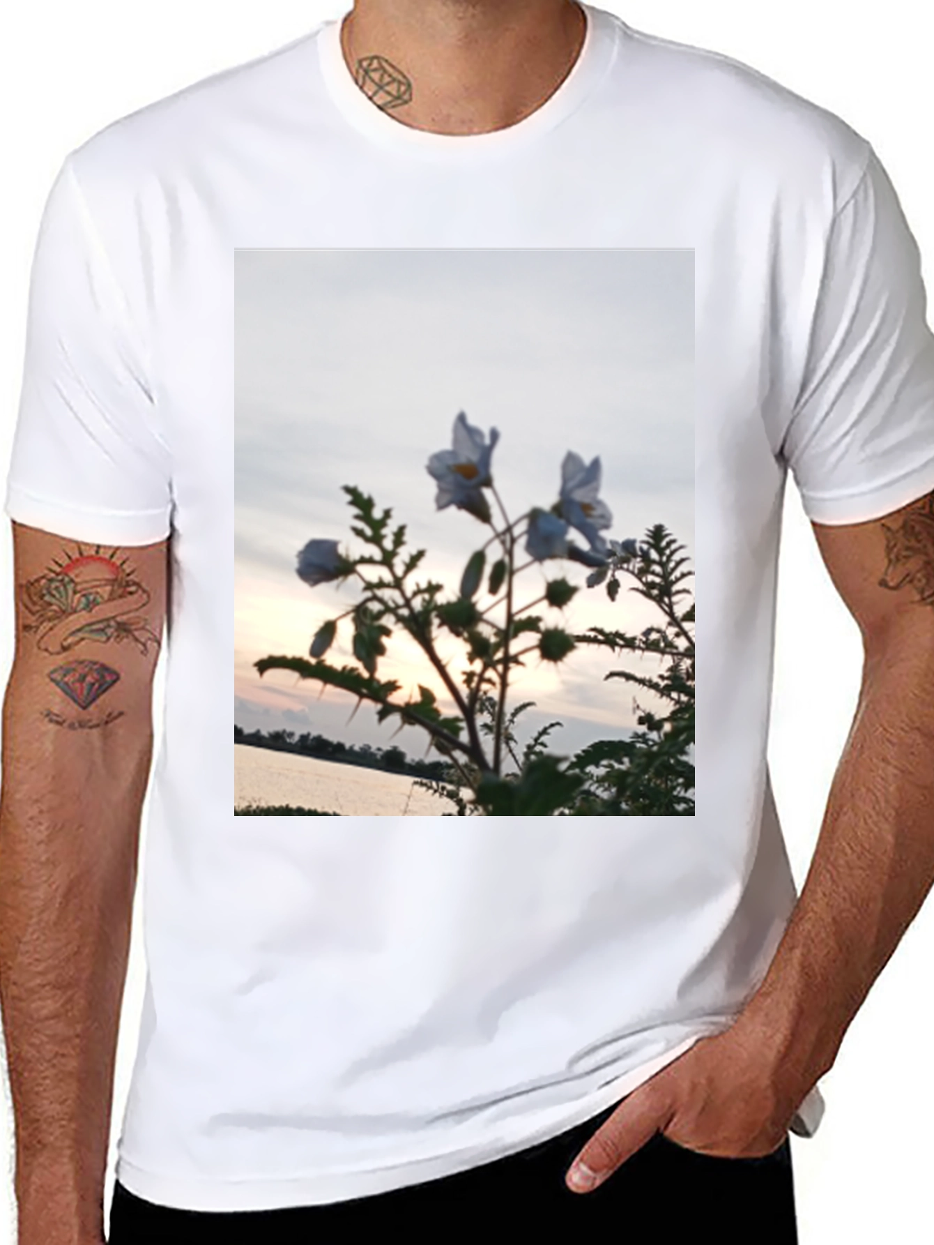 Floral Sunset T-Shirt