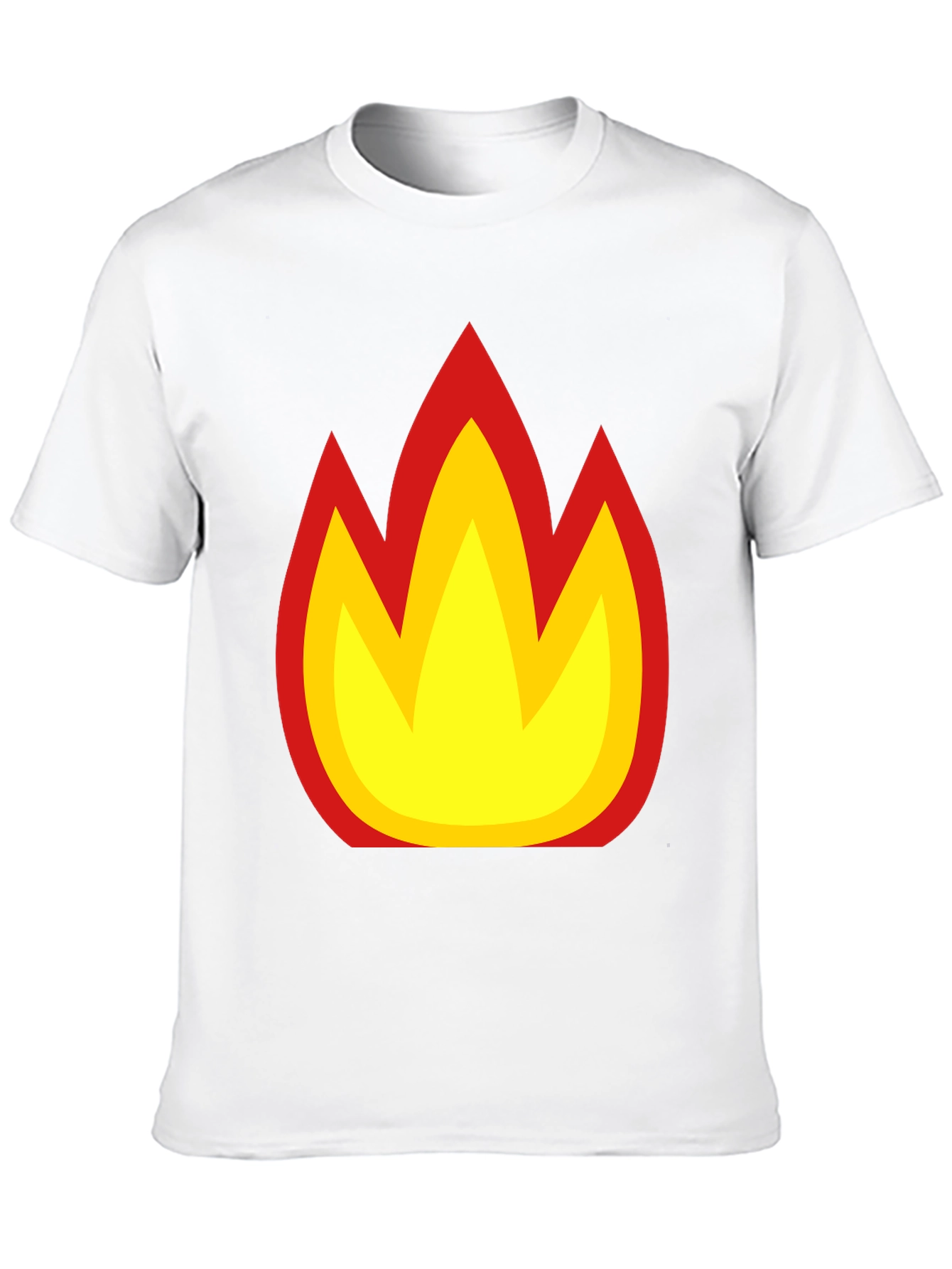 Flame Graphic Black T-Shirt - Bold & Stylish
