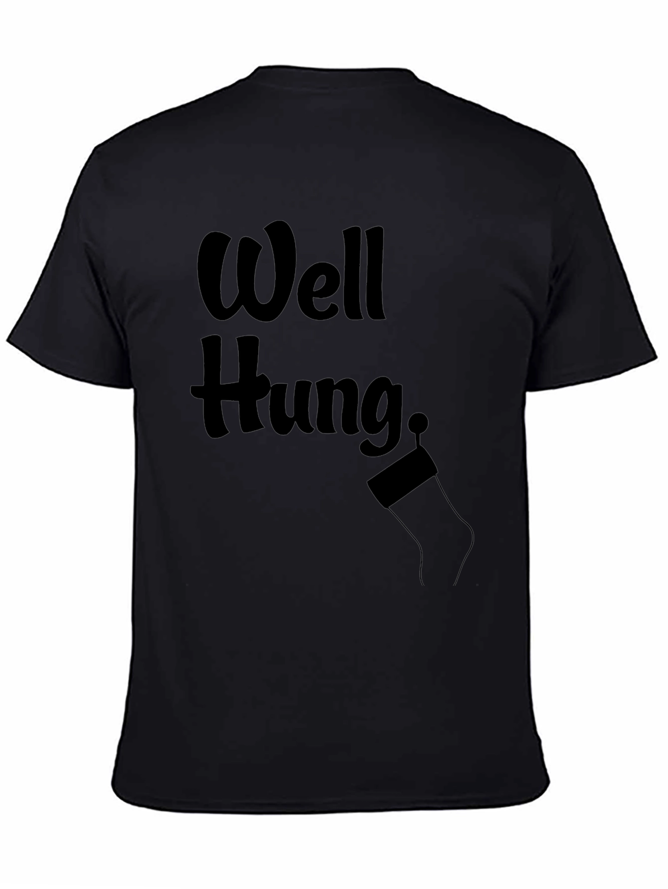 Well Hung Christmas Stocking Mens T-Shirt