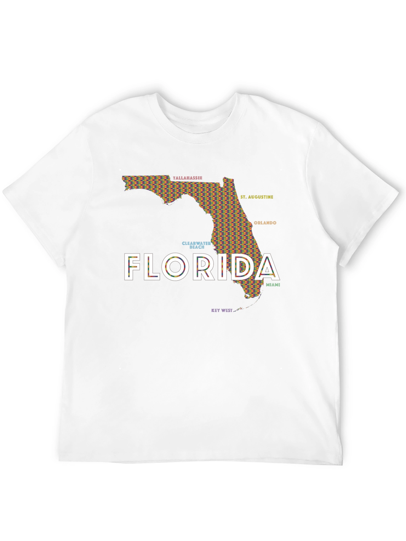 Florida Map T-Shirt - City Edition