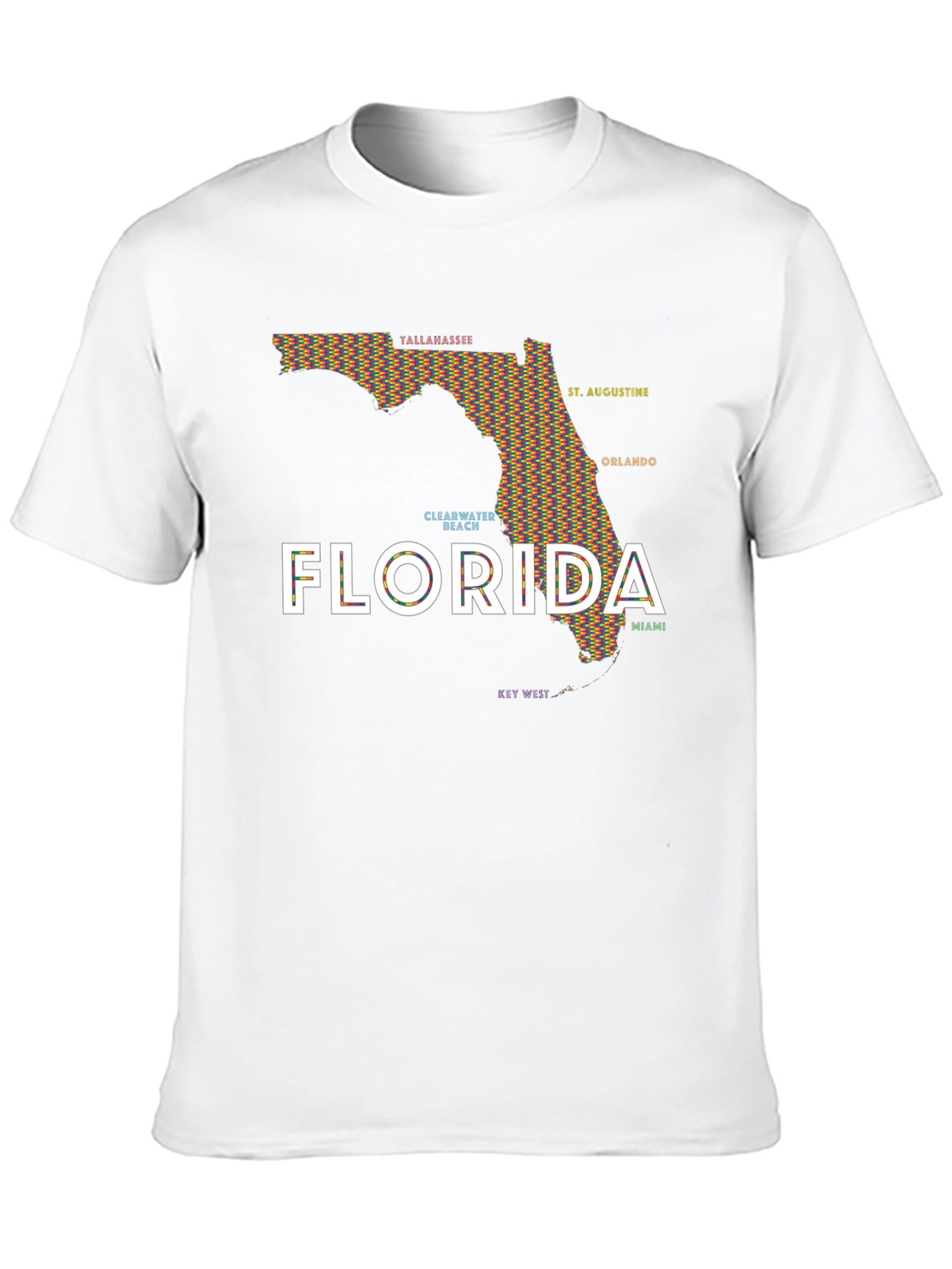 Florida Map T-Shirt - City Edition