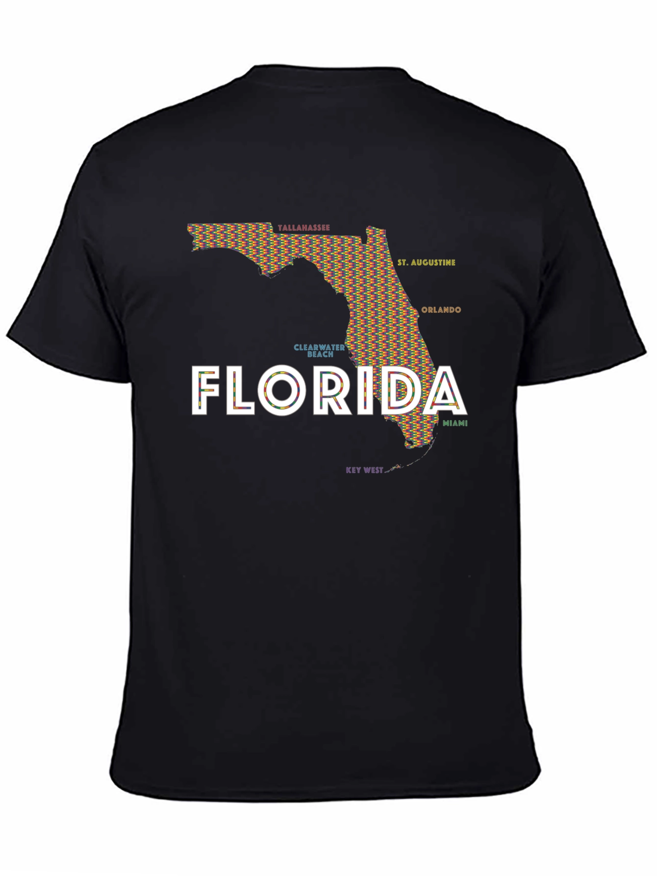 Florida Map T-Shirt - City Edition