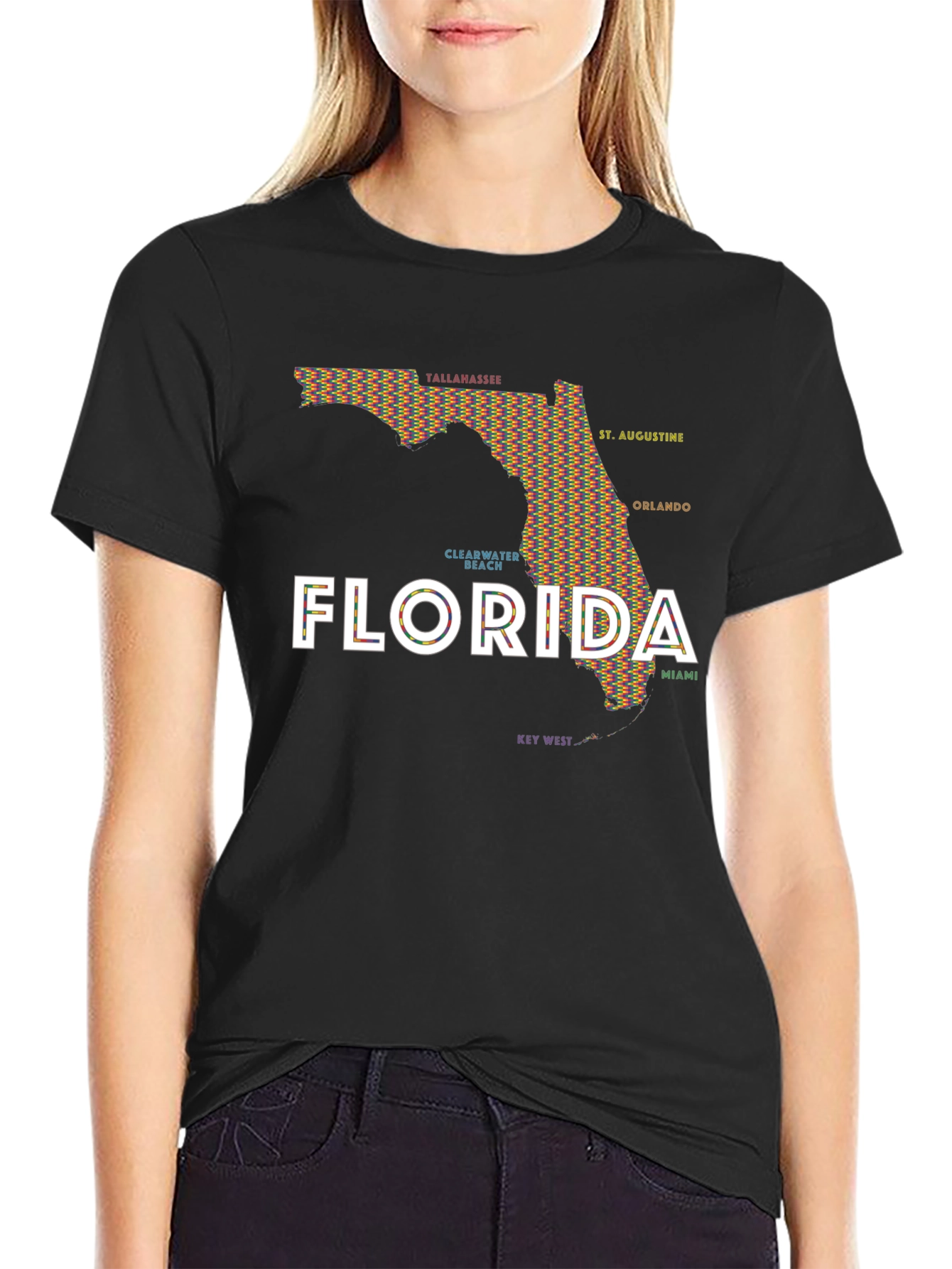 Florida Map T-Shirt - City Edition