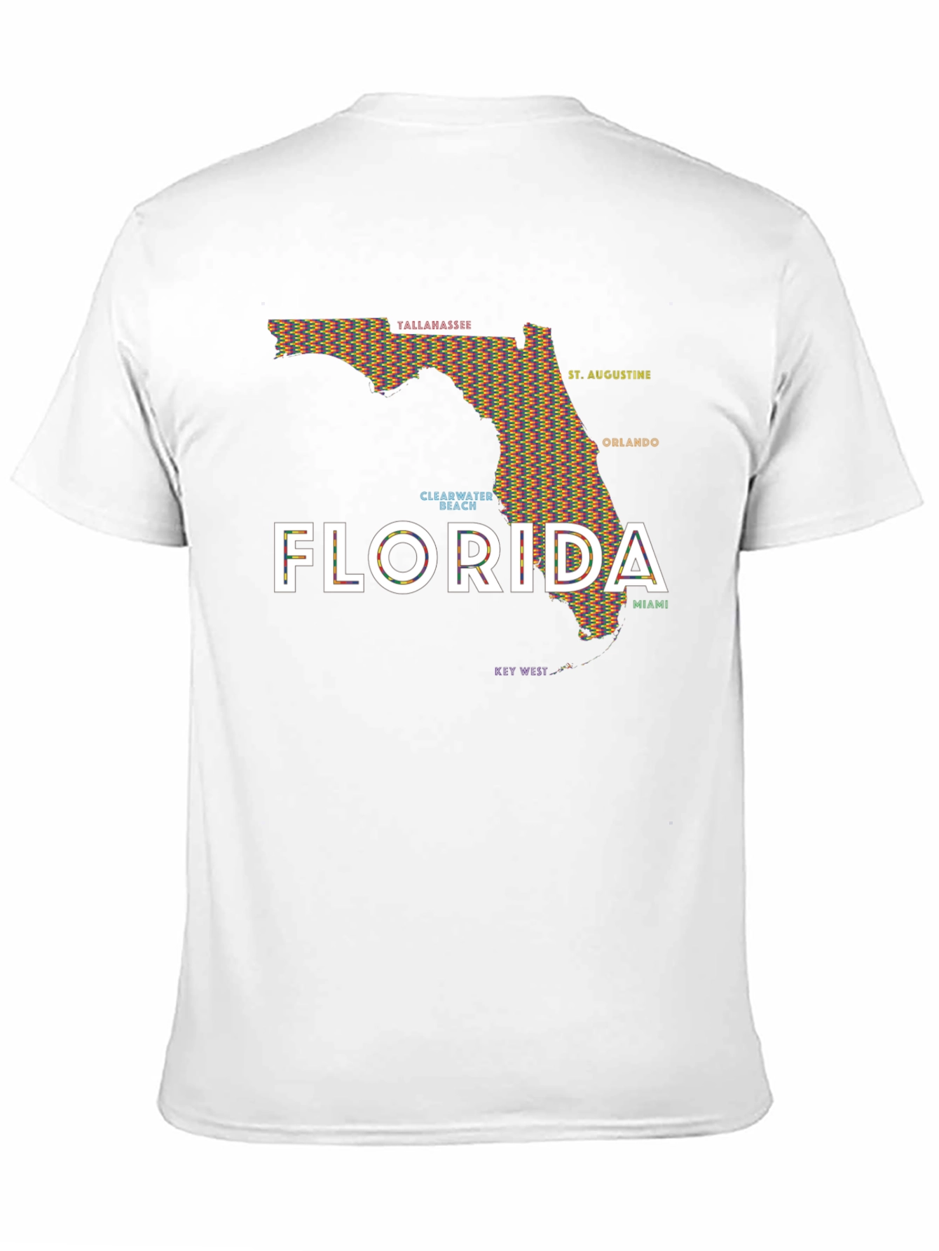 Florida Map T-Shirt - City Edition