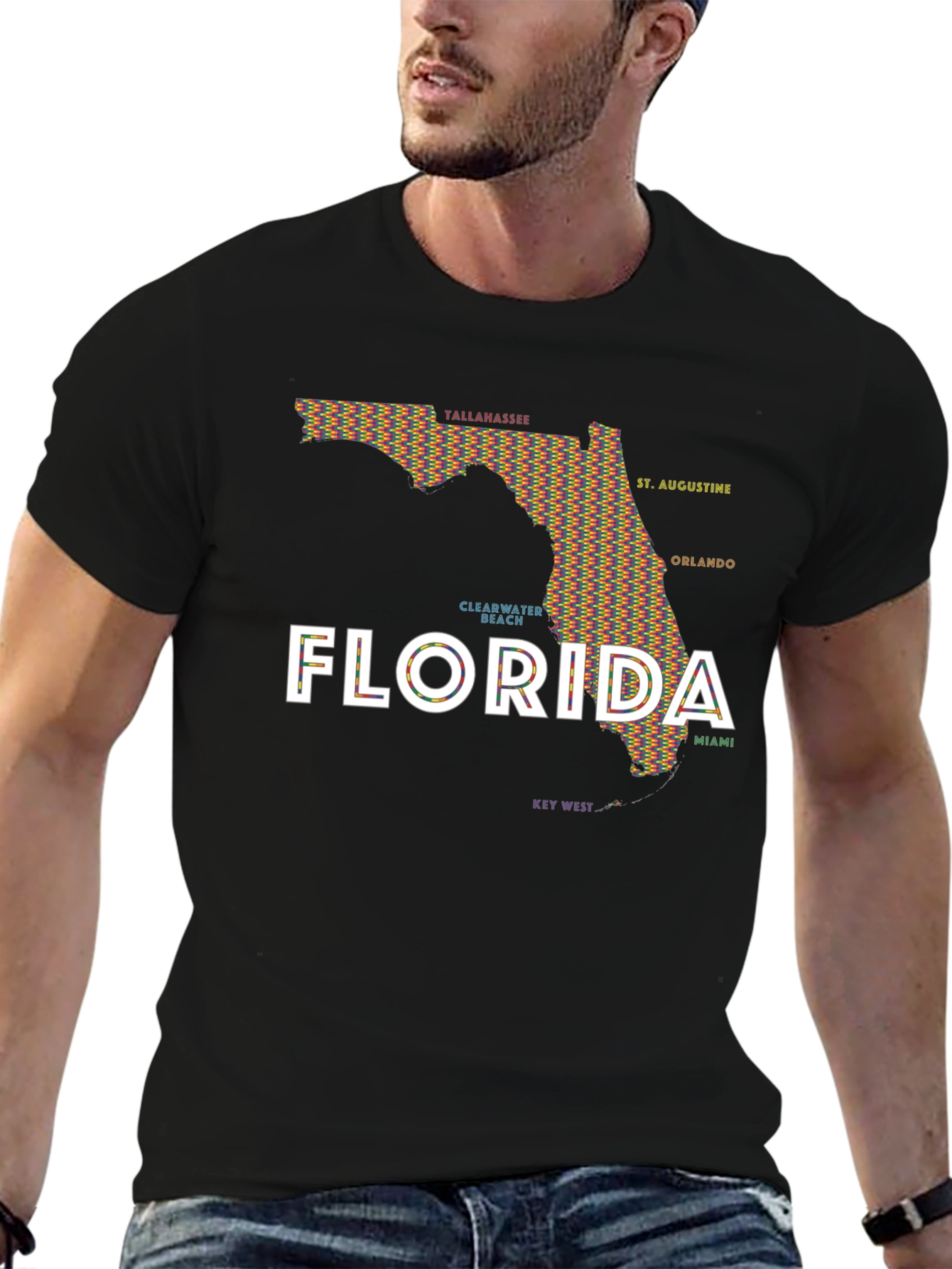 Florida Map T-Shirt - City Edition
