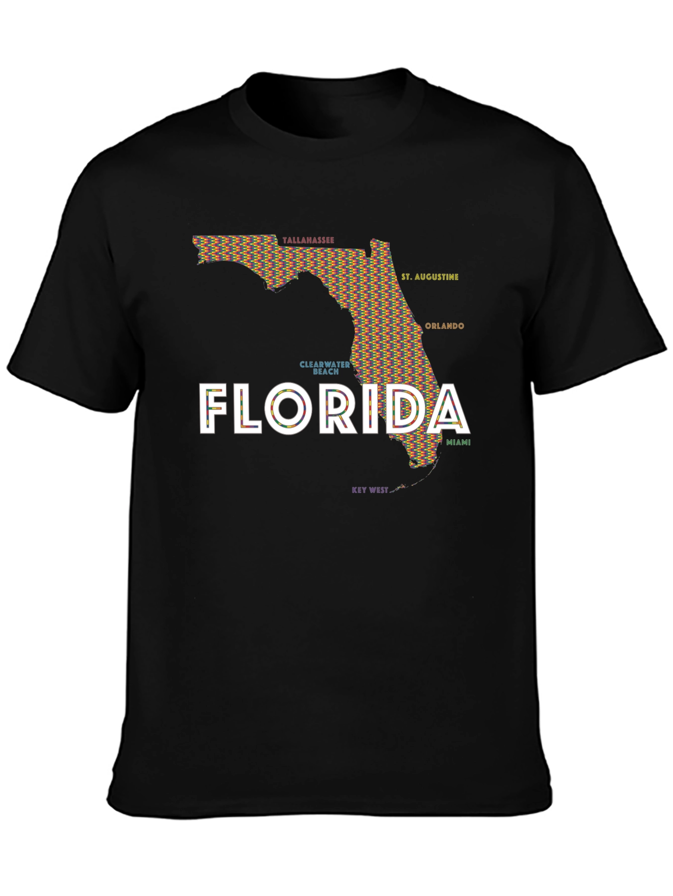 Florida Map T-Shirt - City Edition