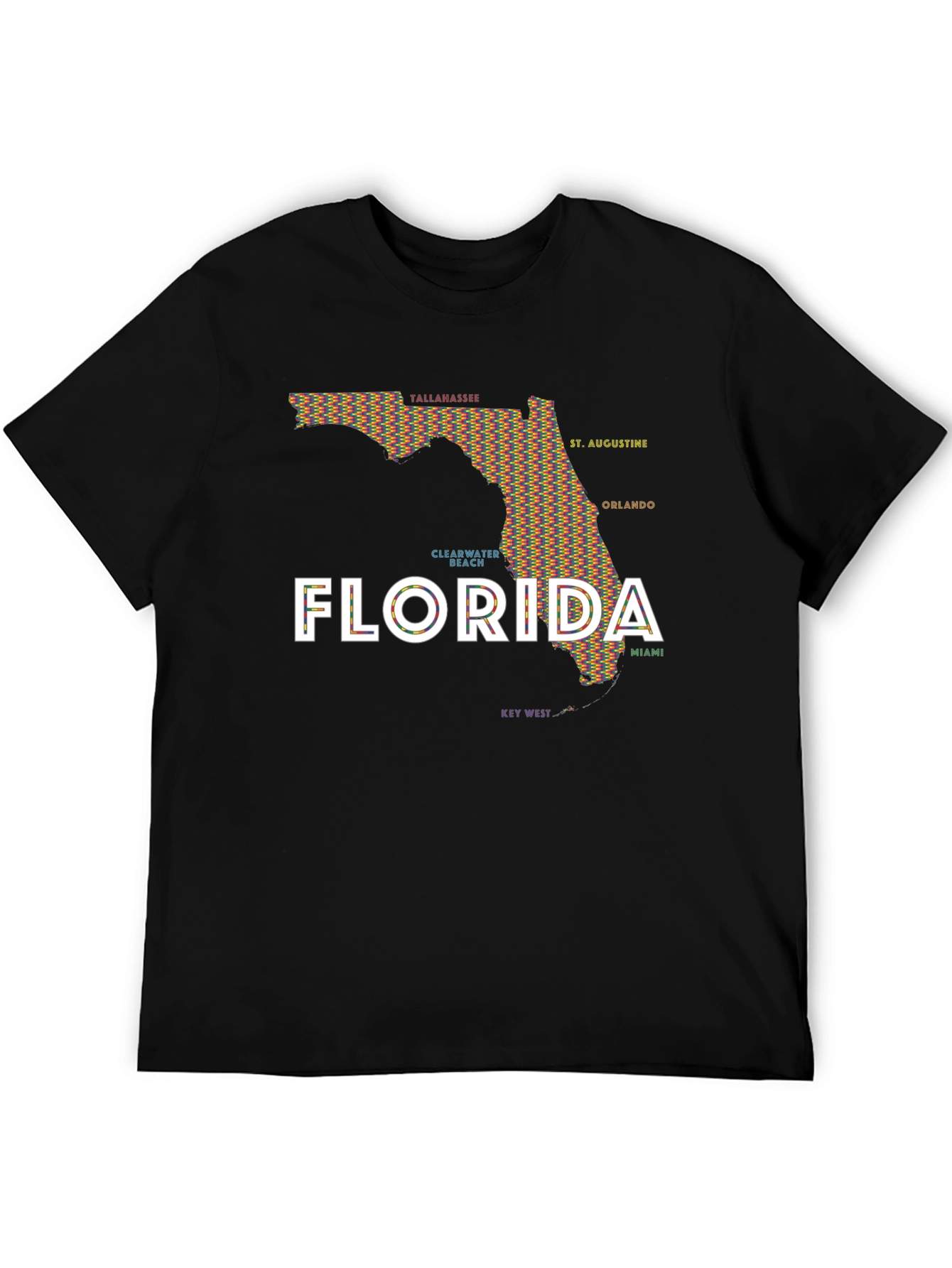 Florida Map T-Shirt - City Edition