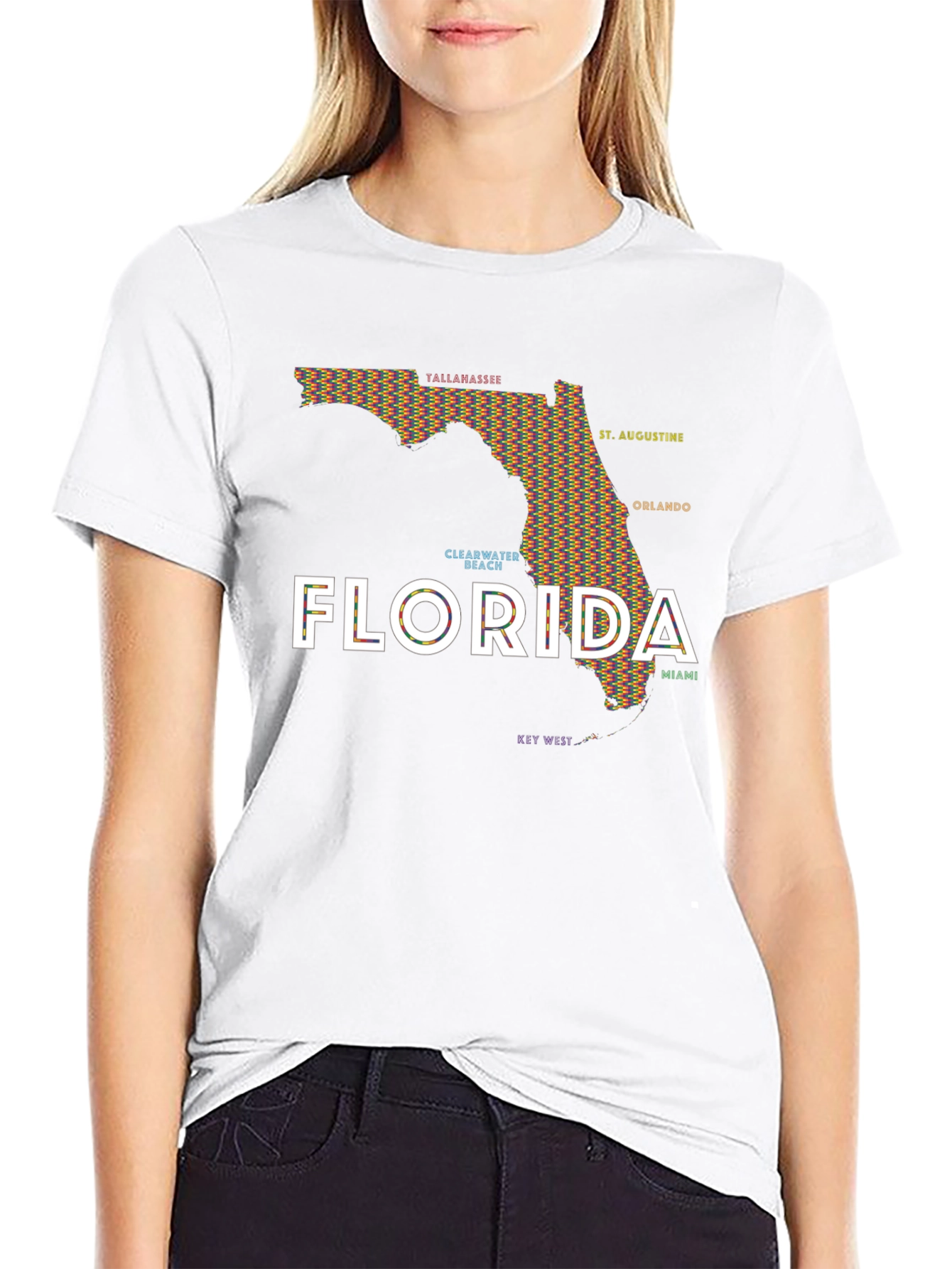 Florida Map T-Shirt - City Edition