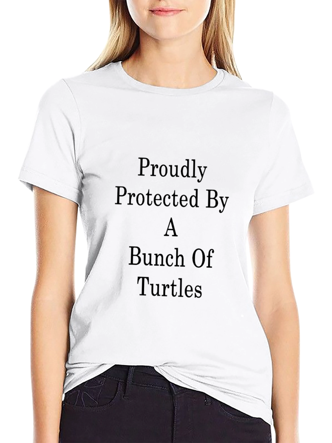 Proudly Protected By A Bunch Of Turtles T-Shirt