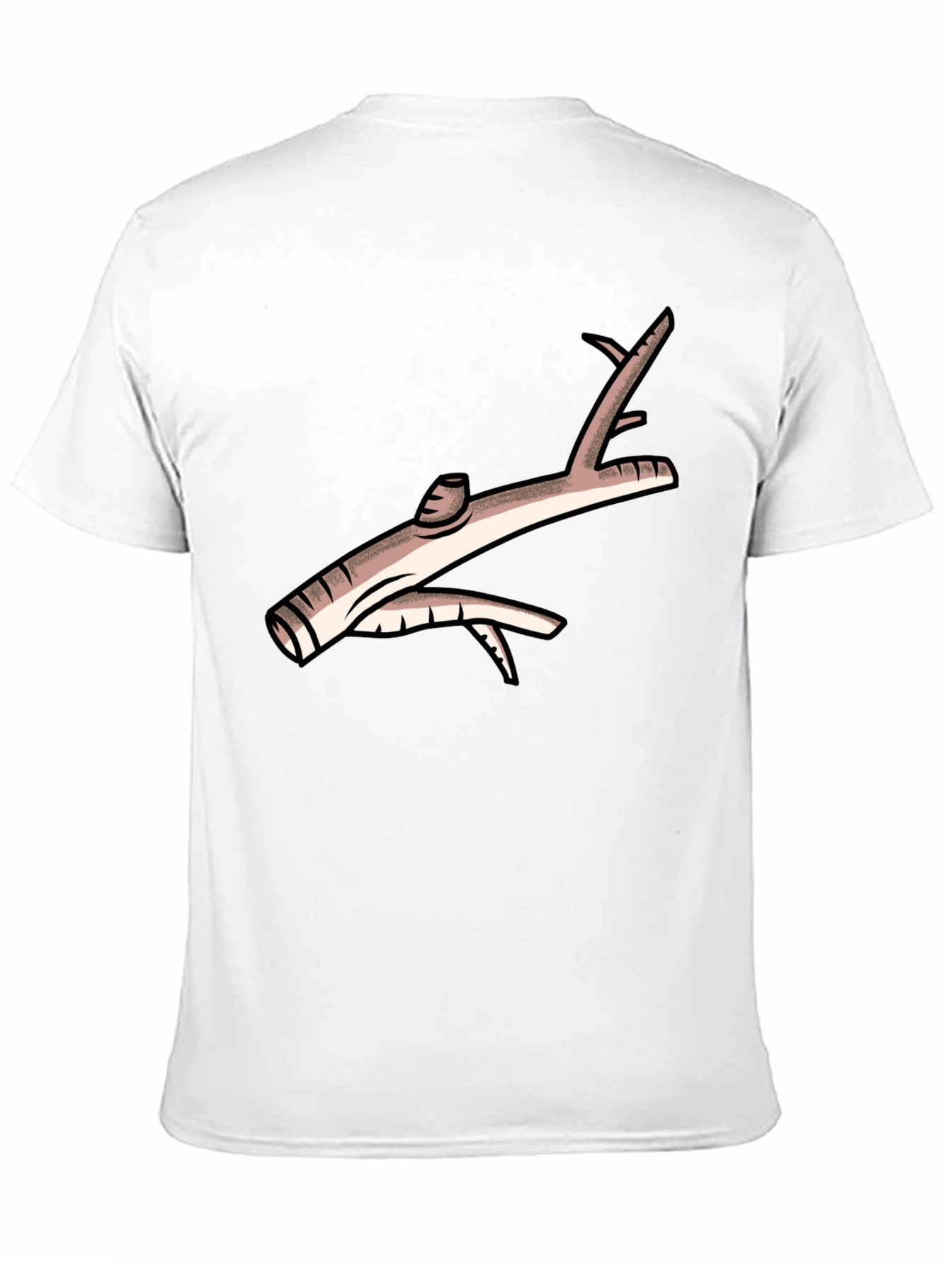 Novelty Branch Graphic Black T-Shirt