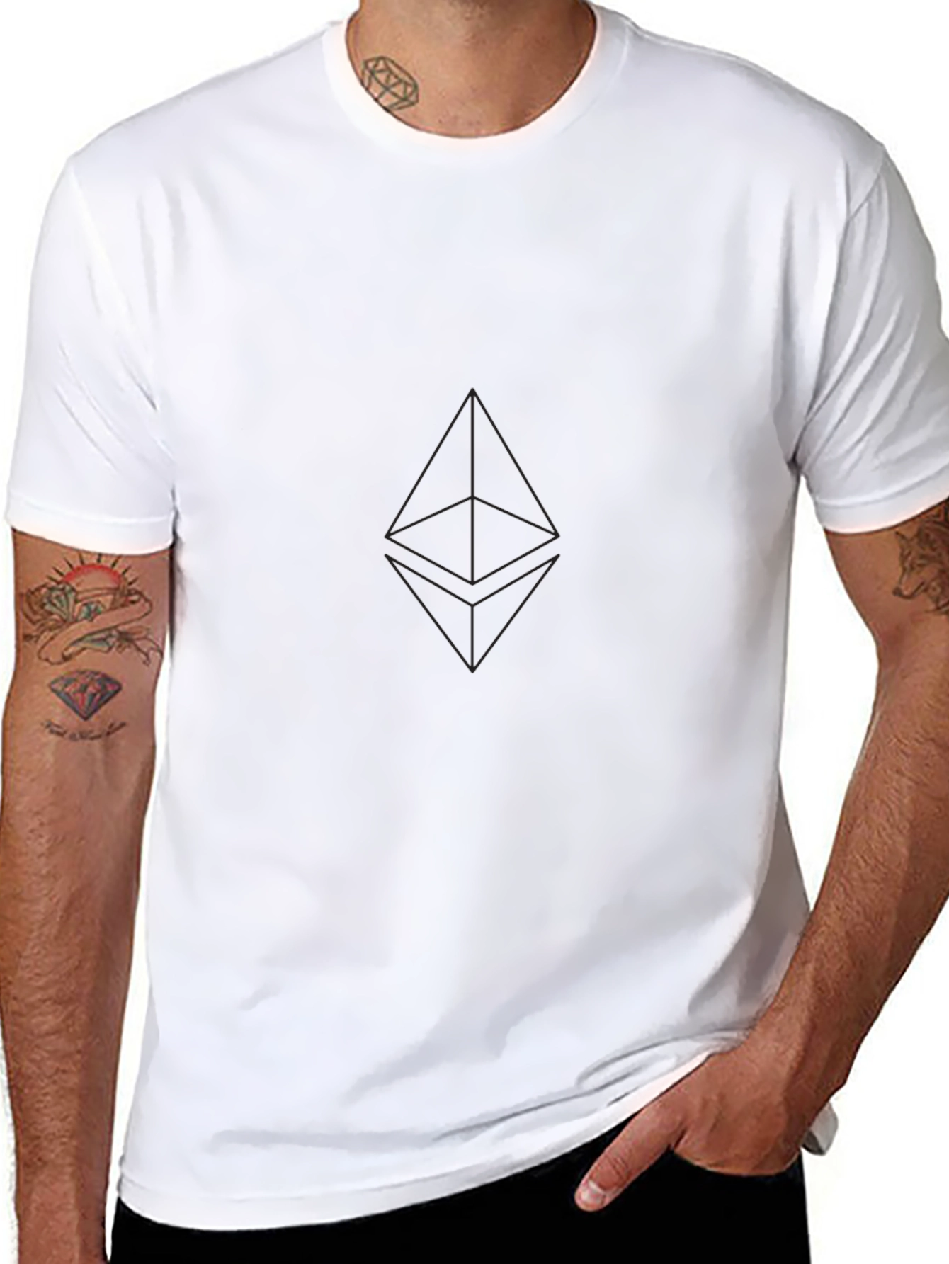 Ethereum Logo Black T-Shirt