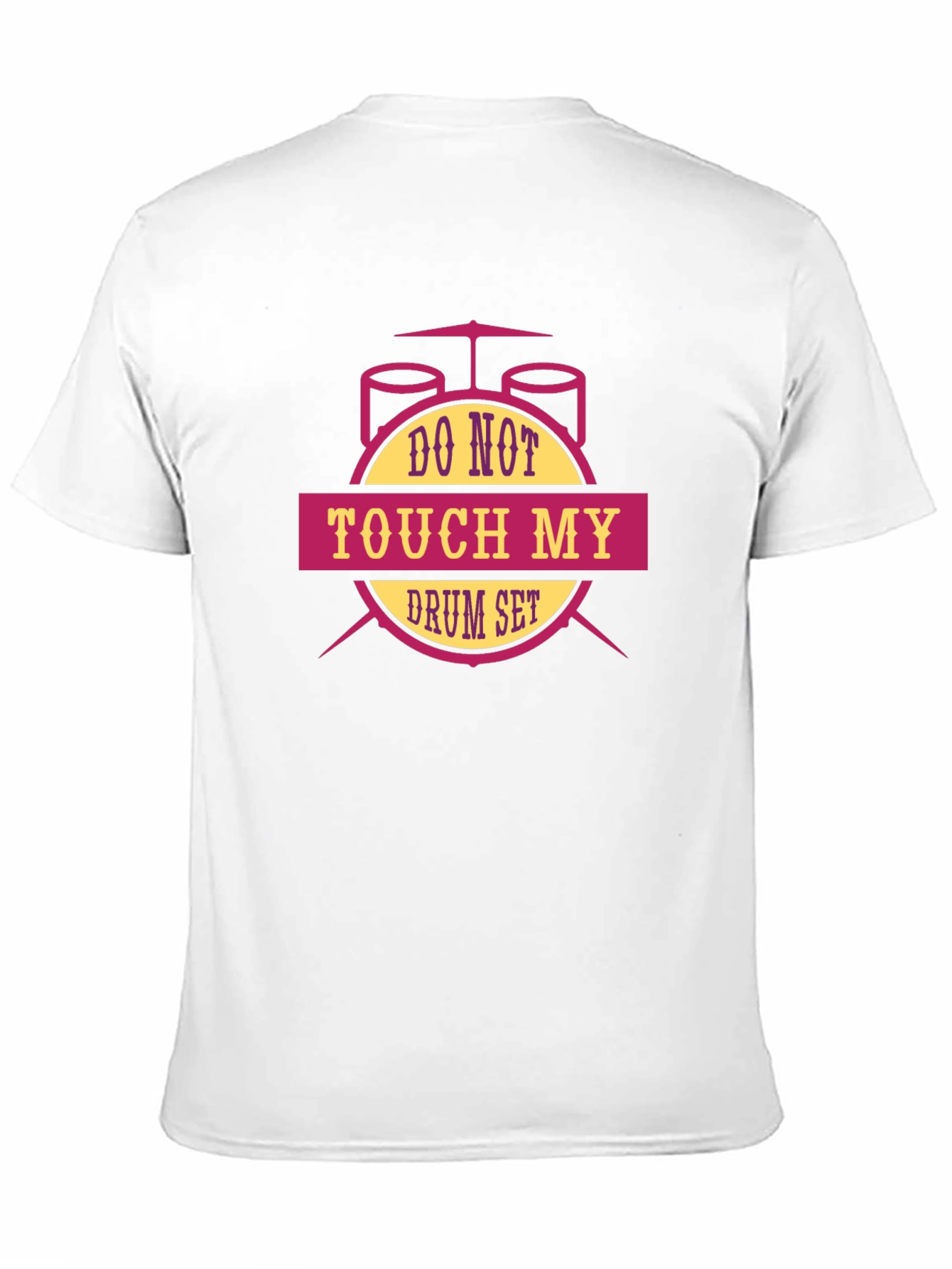 Do Not Touch My Drum Set T-Shirt - Black
