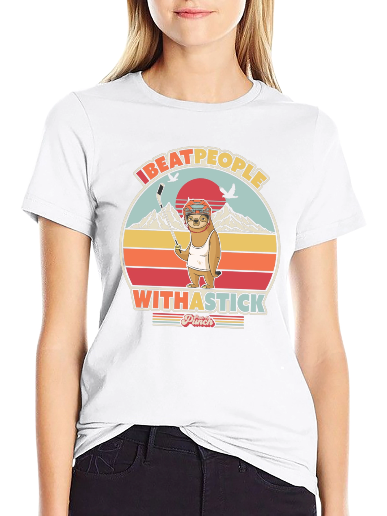 I Beat People With A Stick T-Shirt