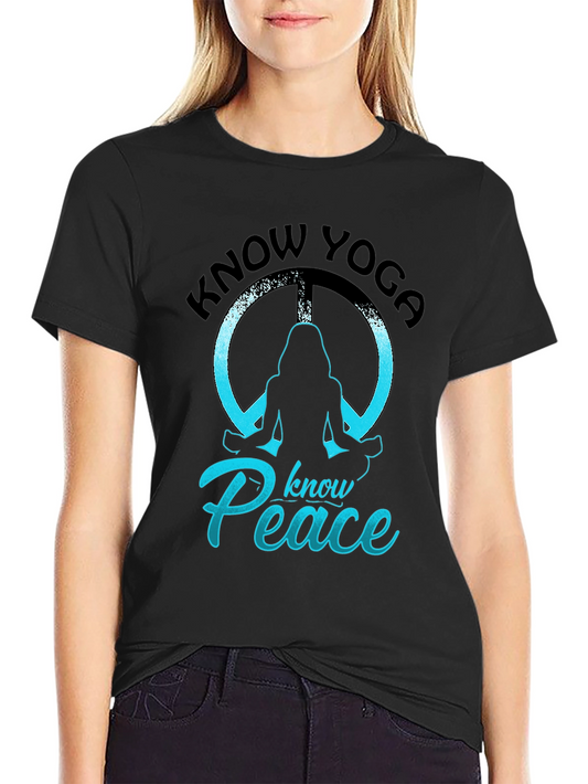 Know Yoga Know Peace Graphic Tee