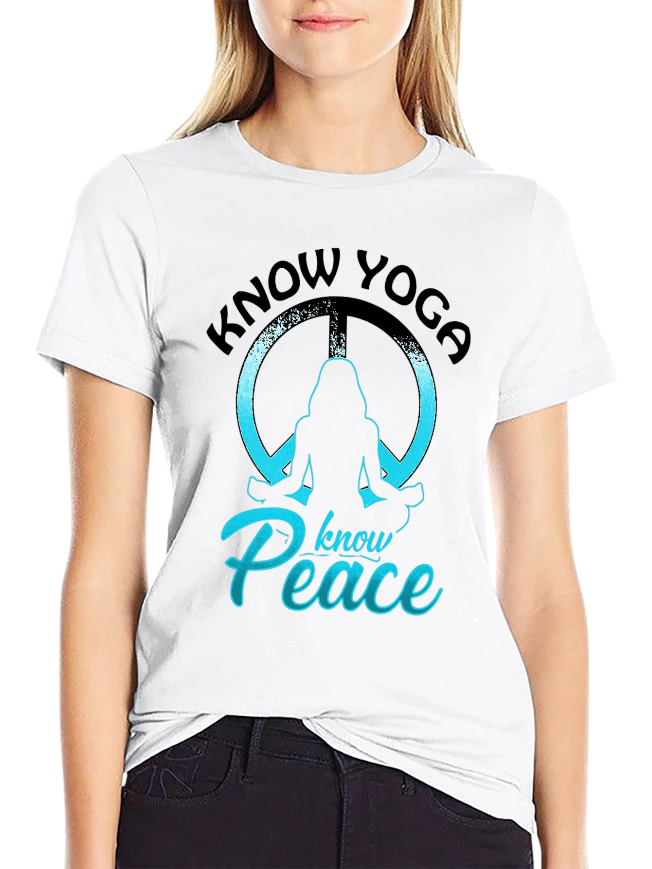 Know Yoga Know Peace Graphic Tee
