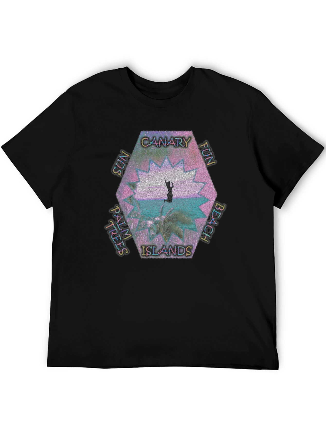 Canary Islands Beach Graphic Tee - Tropical Fun