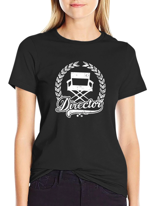 Director Chair Graphic Tee - Film Lovers Gift
