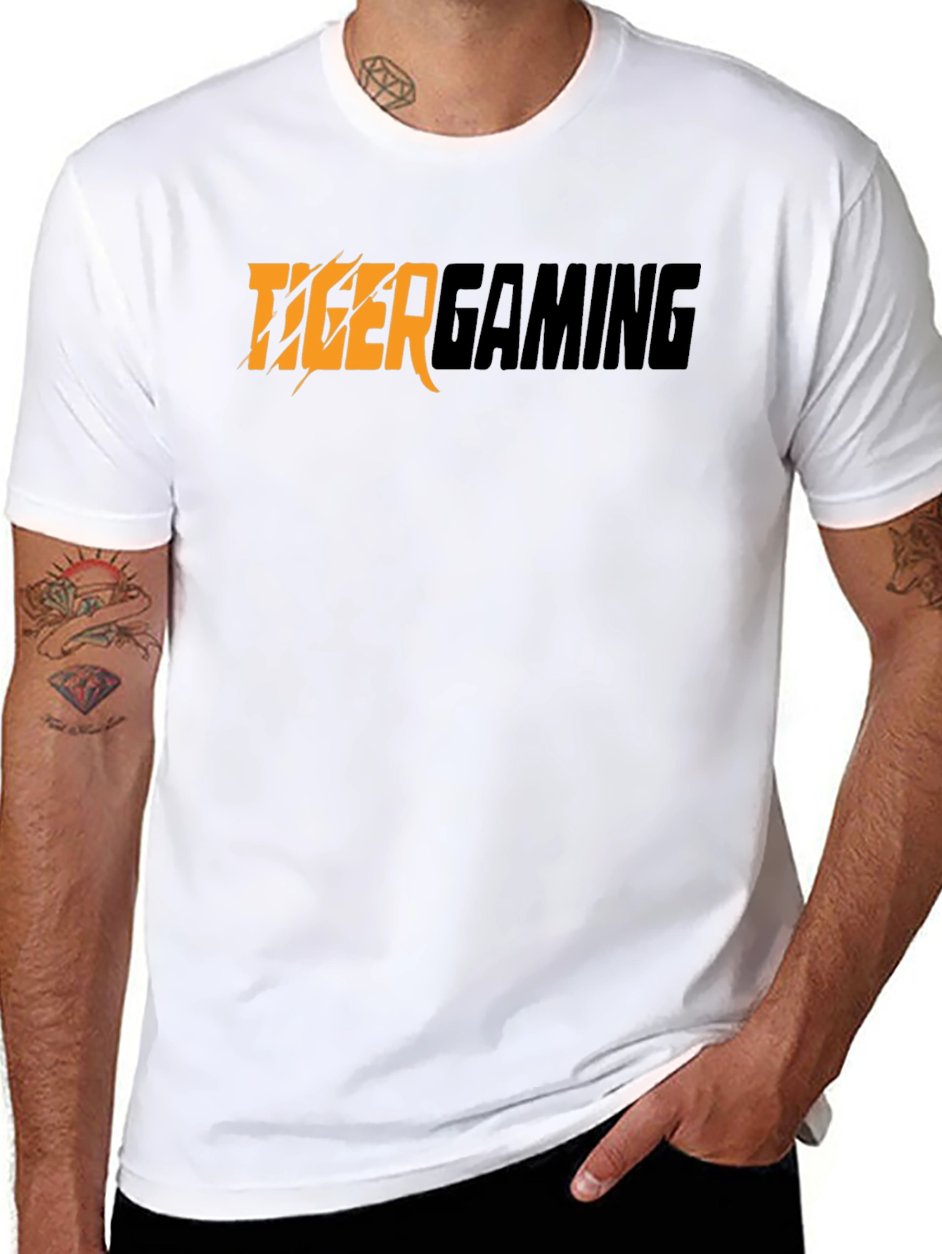 Tiger Gaming Black T-Shirt