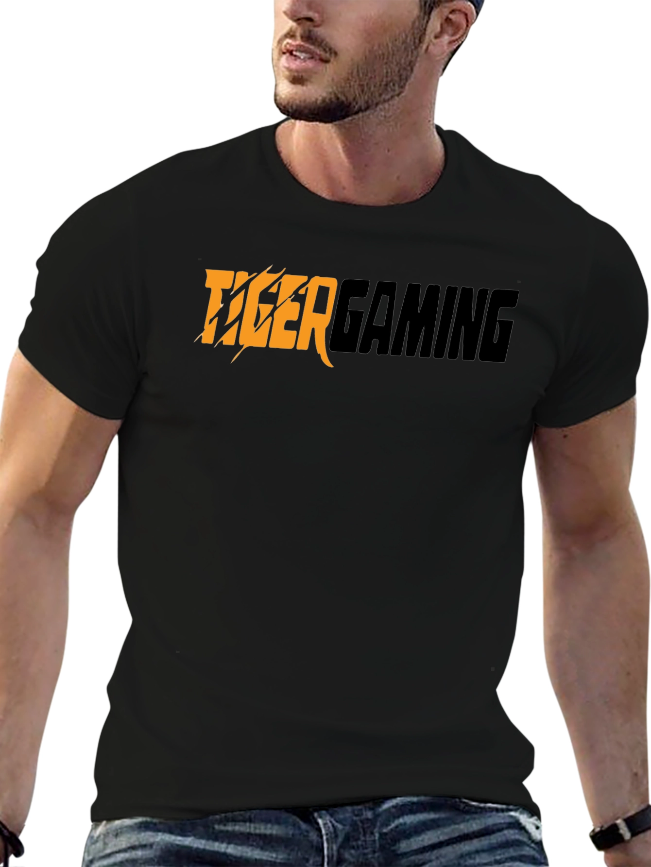 Tiger Gaming Black T-Shirt