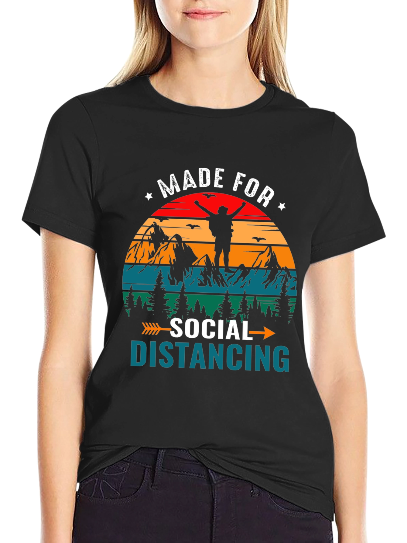 Made for Social Distancing Hiking T-Shirt