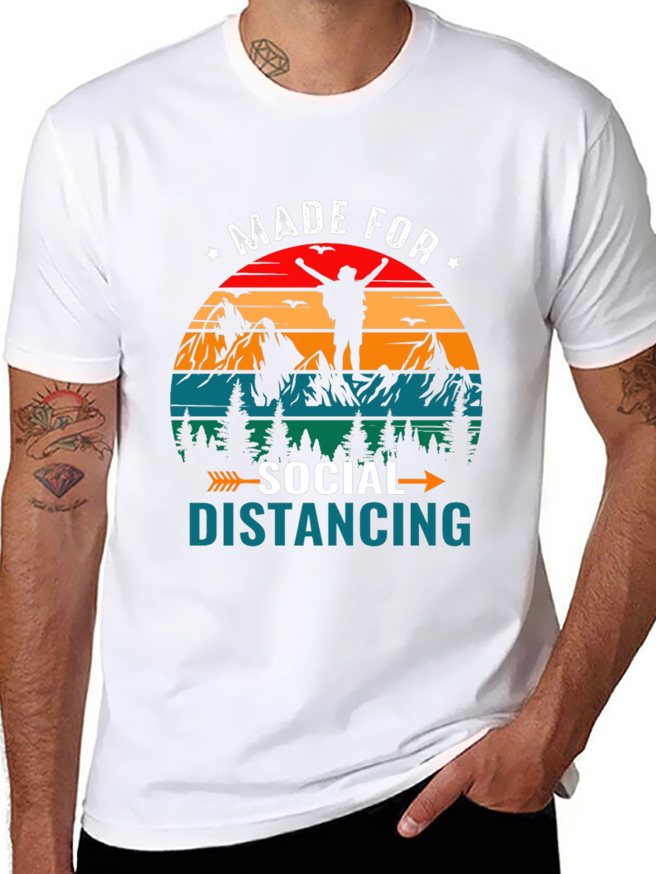 Made for Social Distancing Hiking T-Shirt