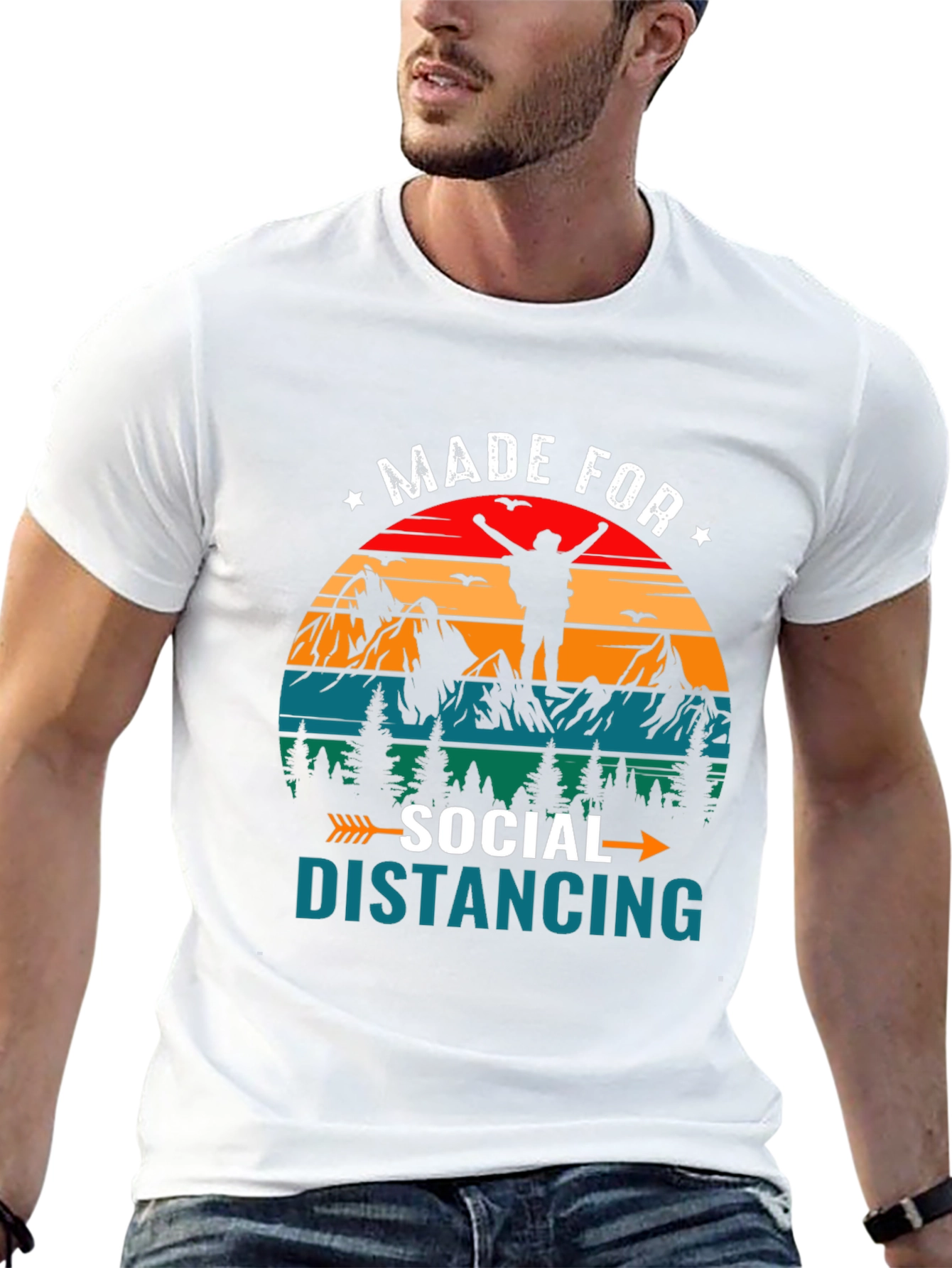 Made for Social Distancing Hiking T-Shirt