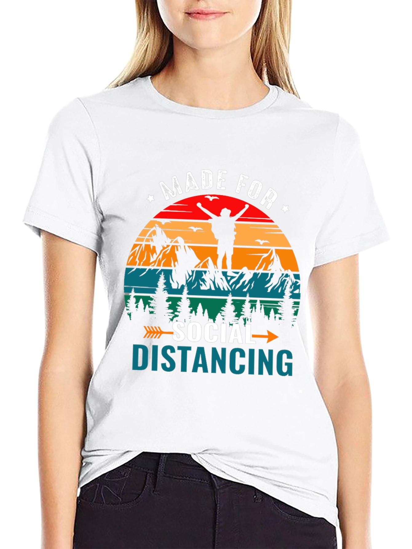 Made for Social Distancing Hiking T-Shirt