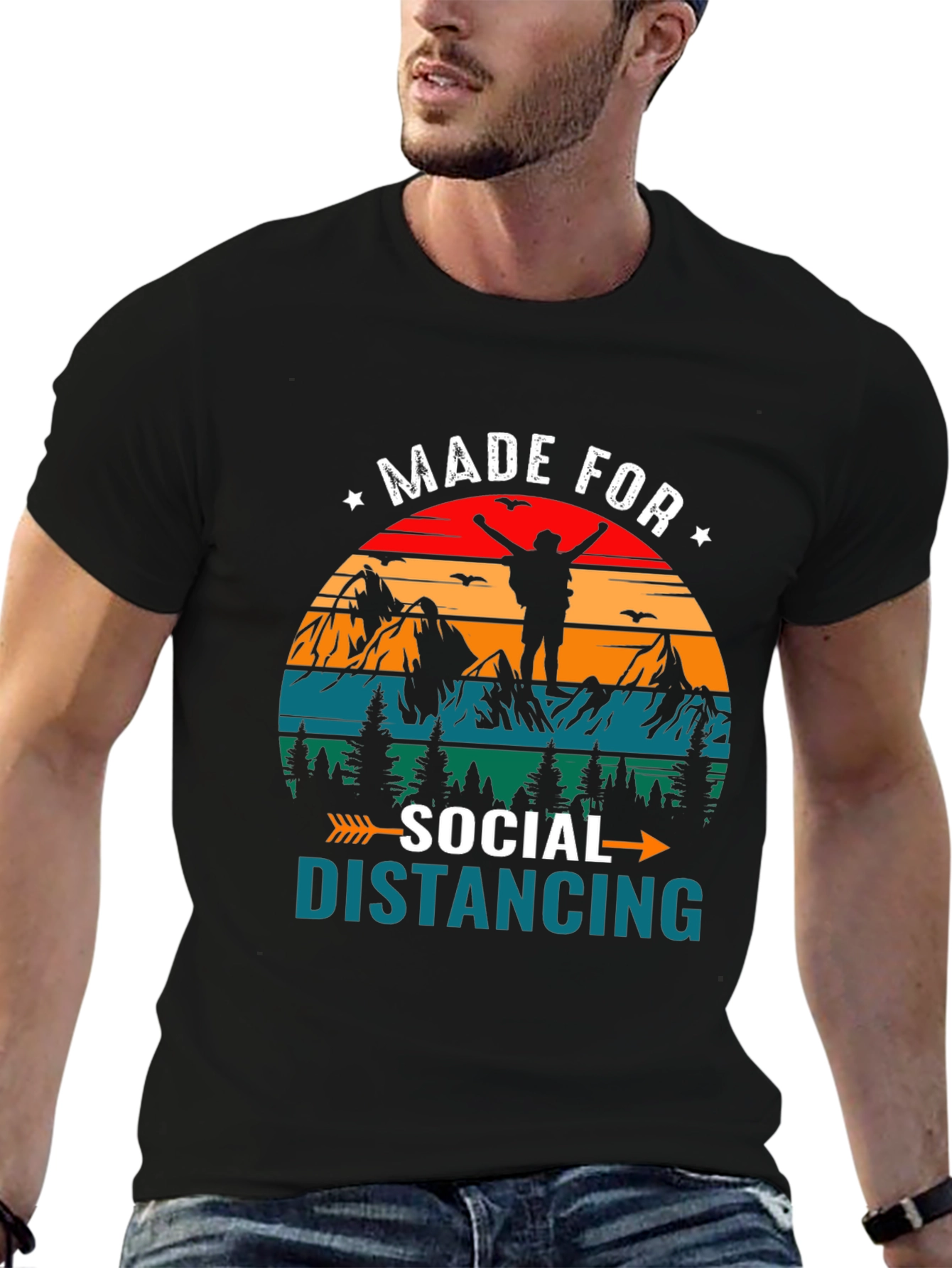 Made for Social Distancing Hiking T-Shirt