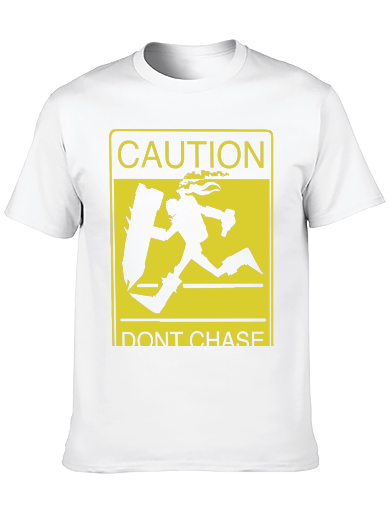 Caution Dont Chase Graphic T-Shirt