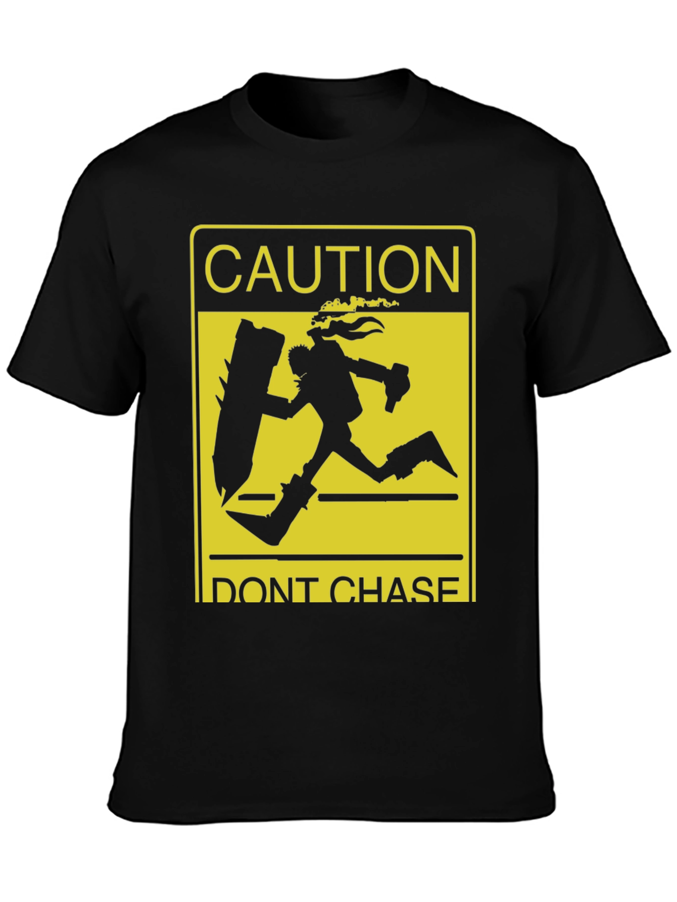 Caution Dont Chase Graphic T-Shirt