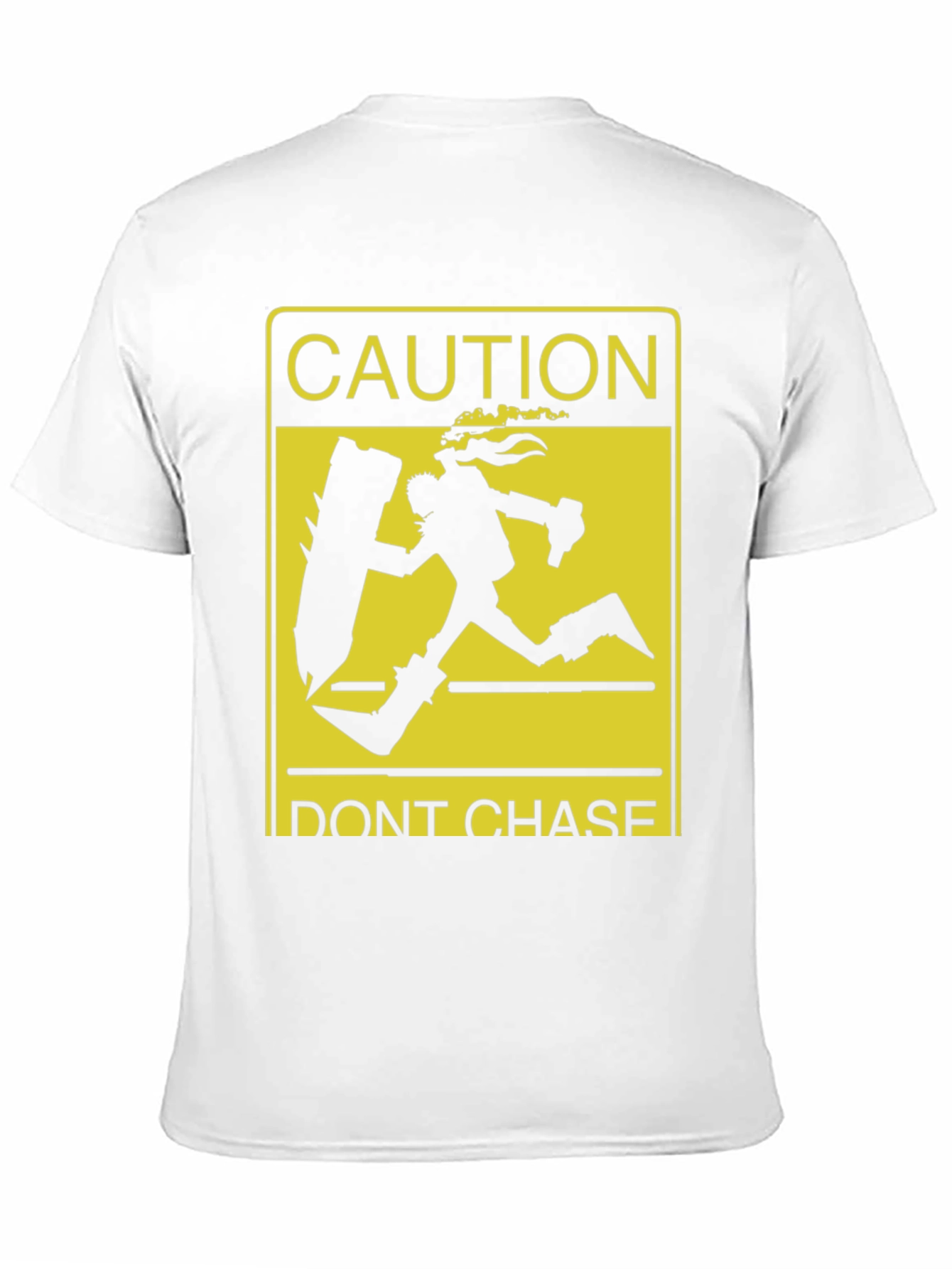 Caution Dont Chase Graphic T-Shirt