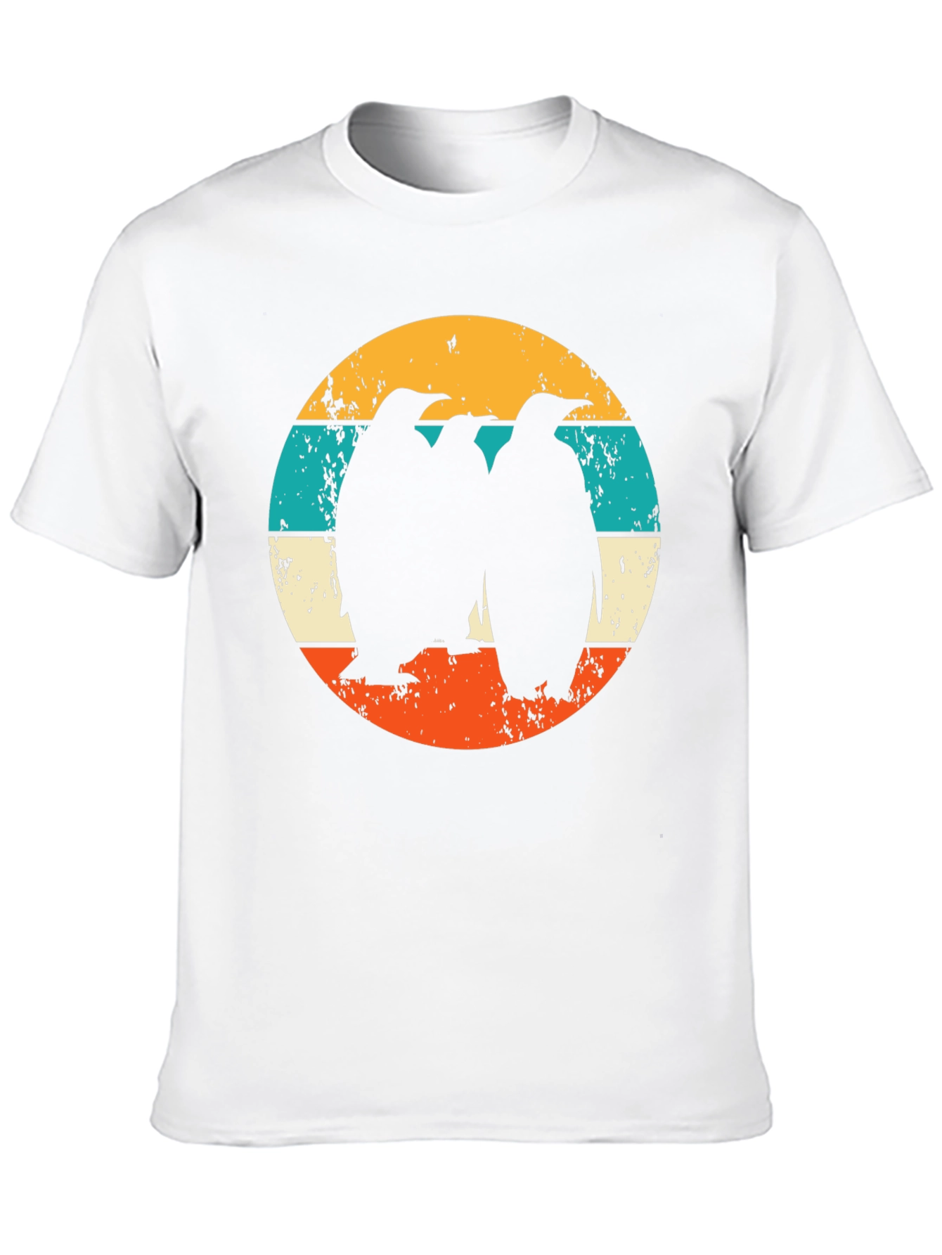 Retro Penguin T-Shirt - Cool Graphic Tee