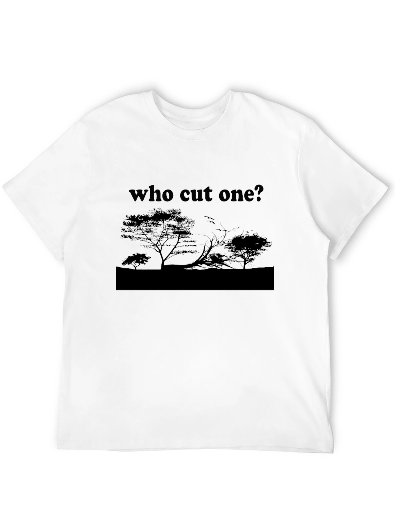 Who Cut One? Graphic Tee - Funny Nature Shirt