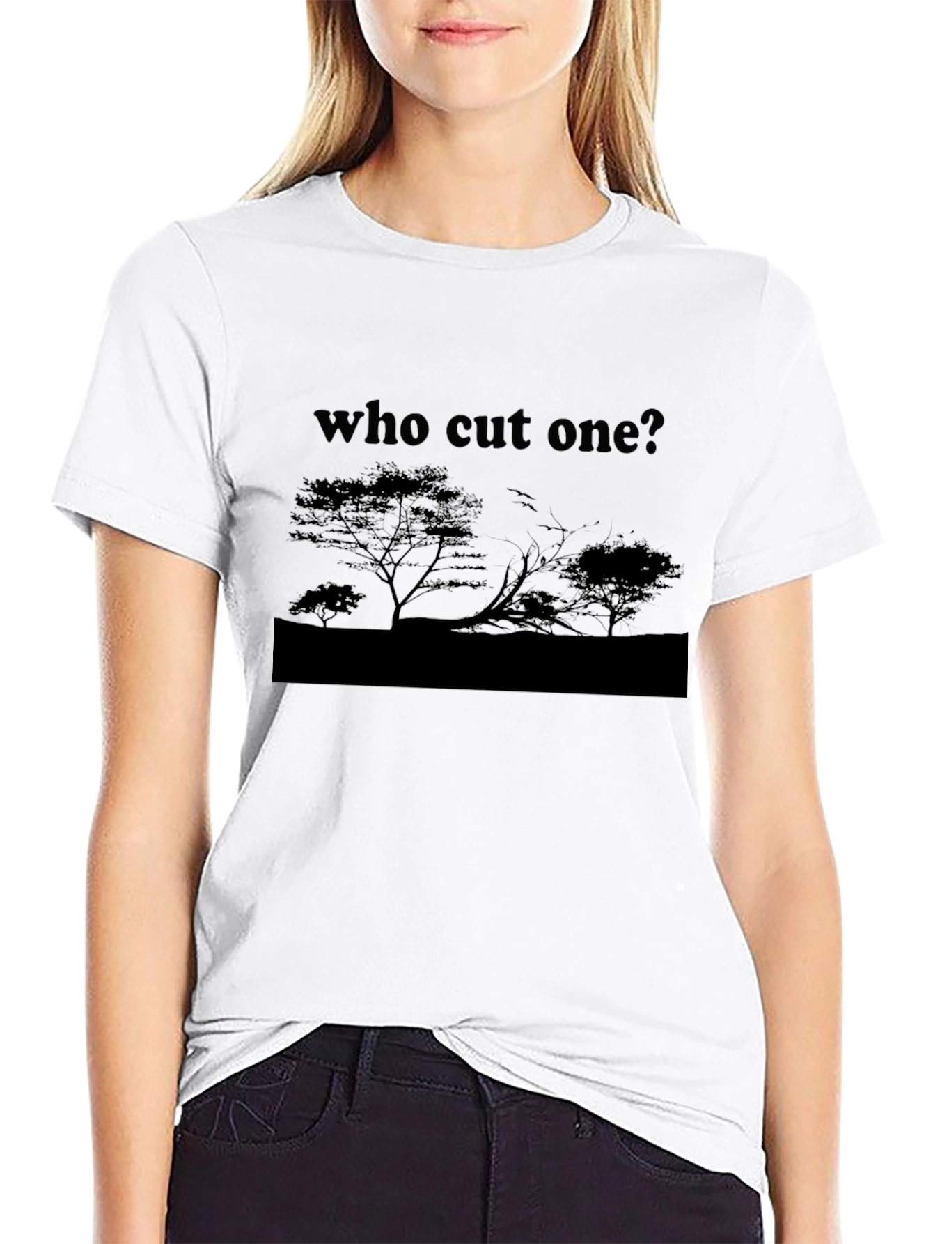 Who Cut One? Graphic Tee - Funny Nature Shirt