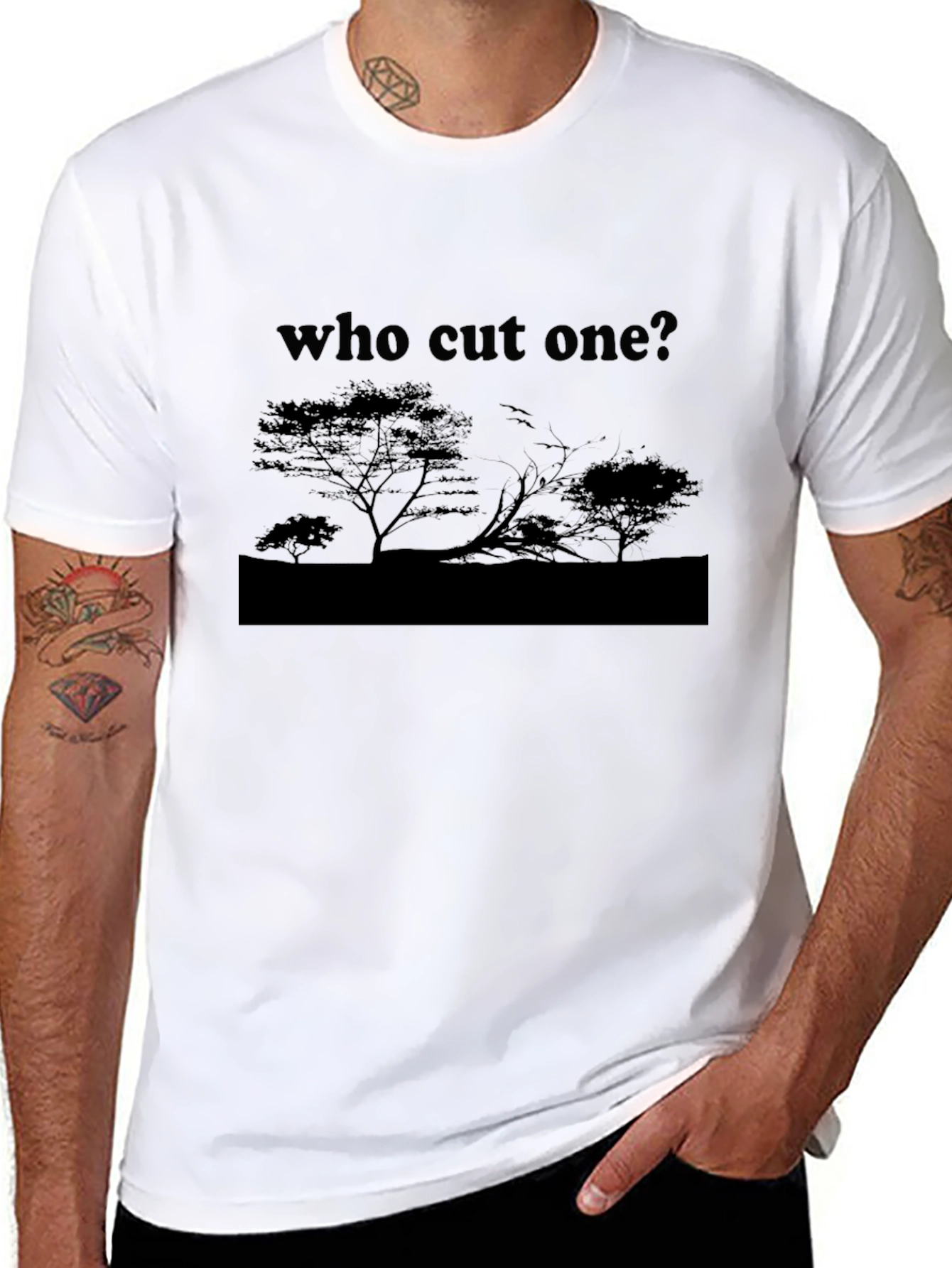 Who Cut One? Graphic Tee - Funny Nature Shirt