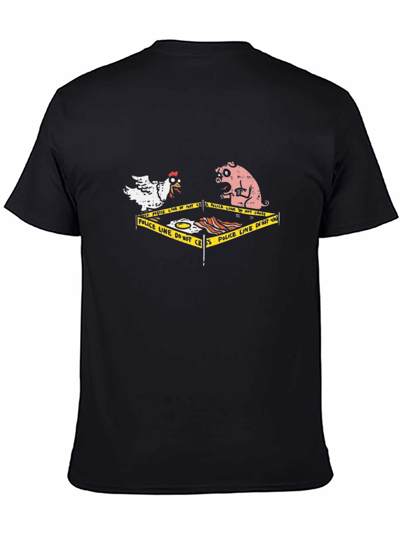 Crime Scene T-Shirt - Chicken Pig & Breakfast