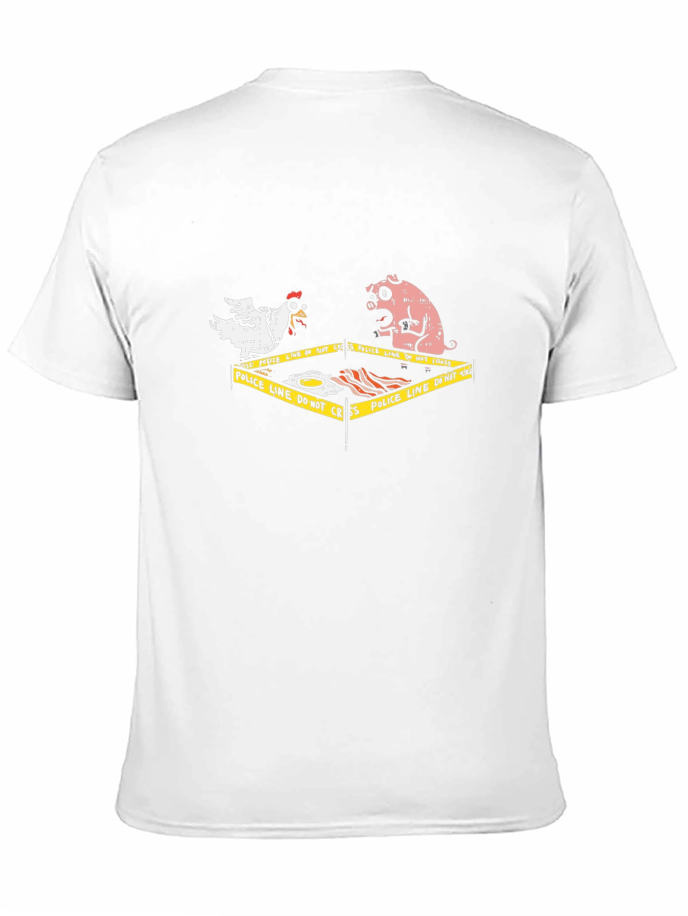 Crime Scene T-Shirt - Chicken Pig & Breakfast