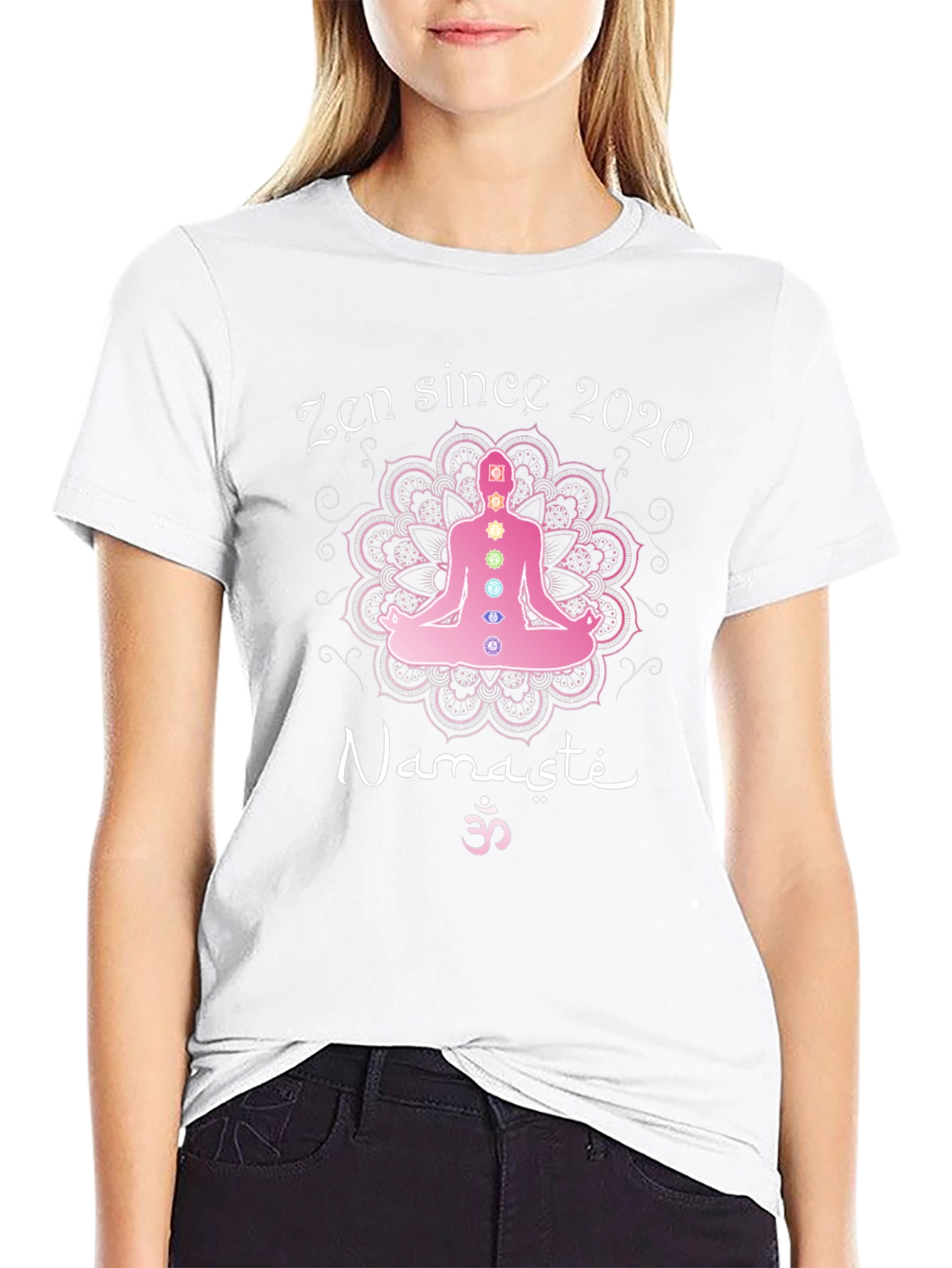 Zen Since 2020 Yoga Chakra Namaste T-Shirt