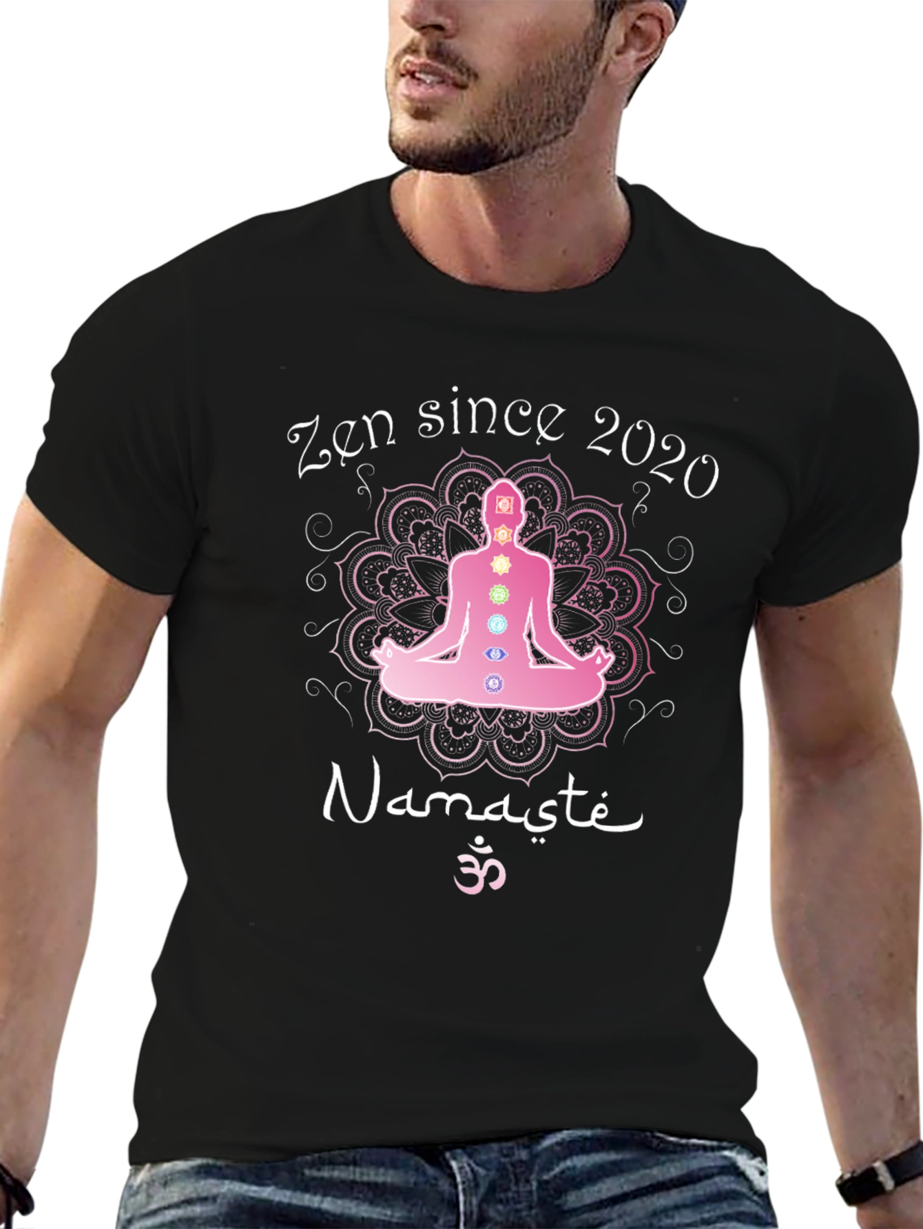 Zen Since 2020 Yoga Chakra Namaste T-Shirt