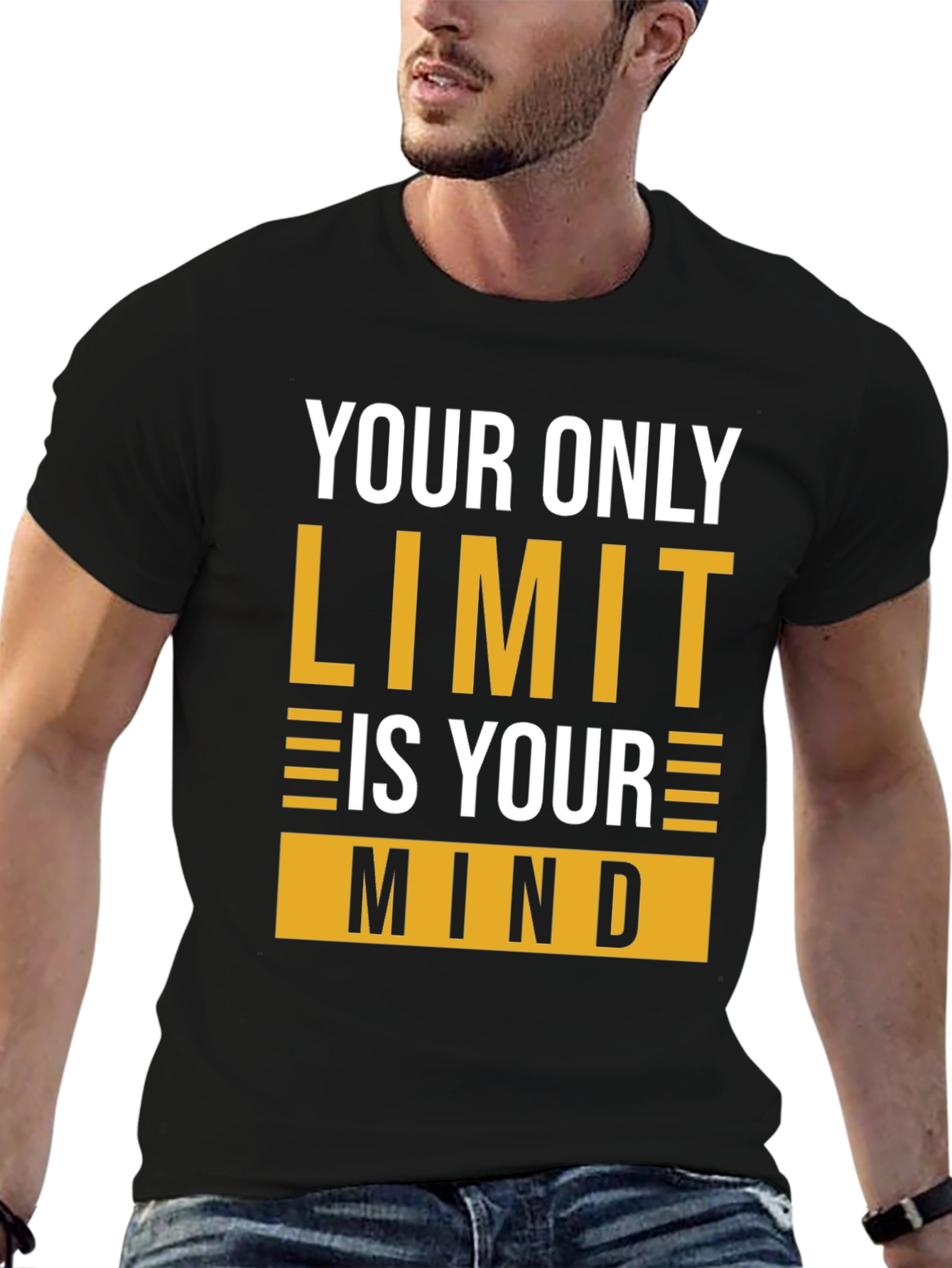 Motivational Mindset T-Shirt - Your Only Limit